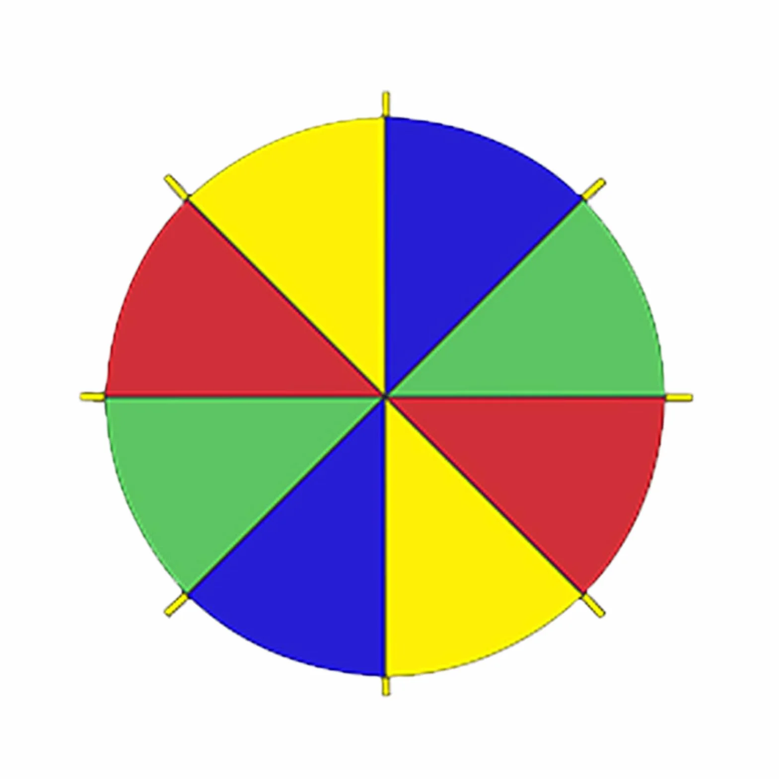 Paracaídas para niños, Rainbow Parachute,Coloridos niños en paracaídas con mangos | al aire libre, juegos de cooperación de carpa para la clase de gimnasio de la escuela primaria, patio traser