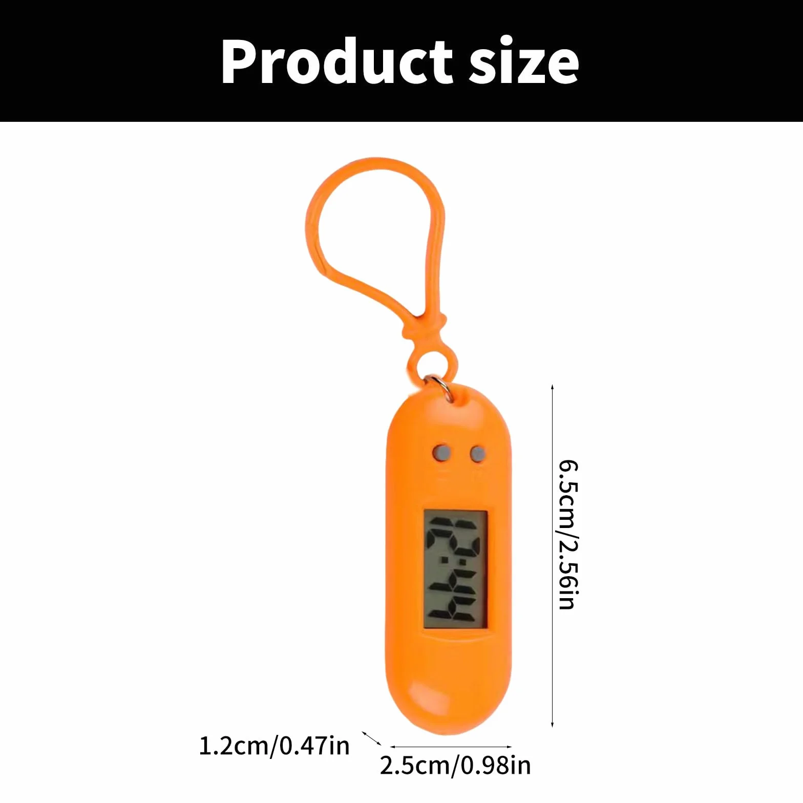 Reloj de bolsillo digital LED portátil en miniatura para estudiantes