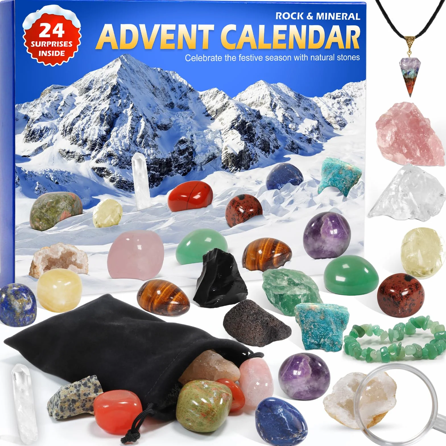 Calendario Adviento 2026 Minerales para Niños Niña