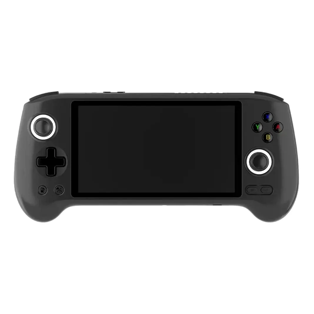 RG556 - Consola de juegos de mano retro Android de 5.48 pulgadas, consola de juegos retro portátil, sin juegos en tarjeta, color negro