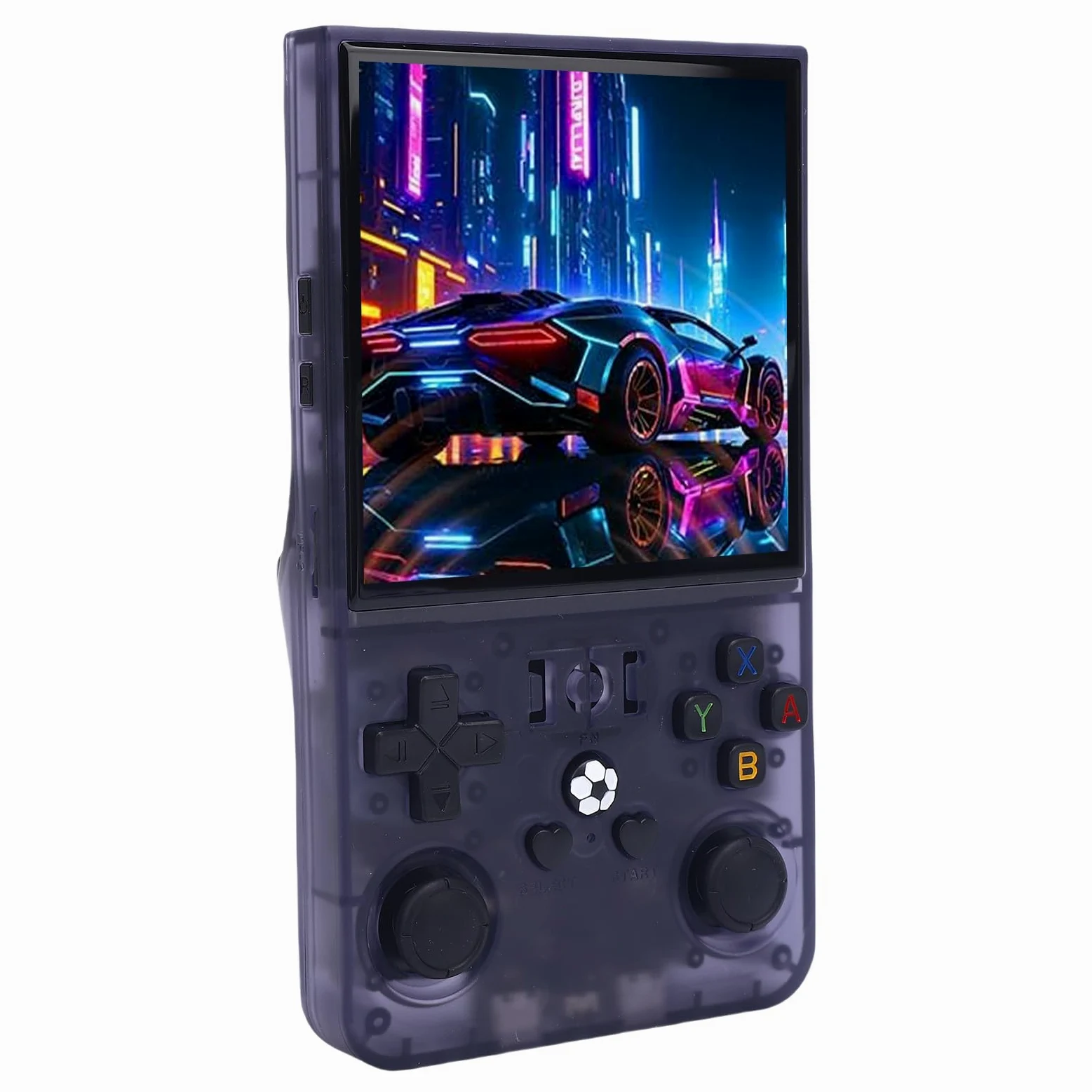 Wakects Consola de Juegos Portátil, Consola de Videojuegos Retro Portátil con Pantalla de 4 Pulgadas 720x720, , Joysticks Dobles, Batería de 4000 MAh para Viajes y Viajeros (128G)