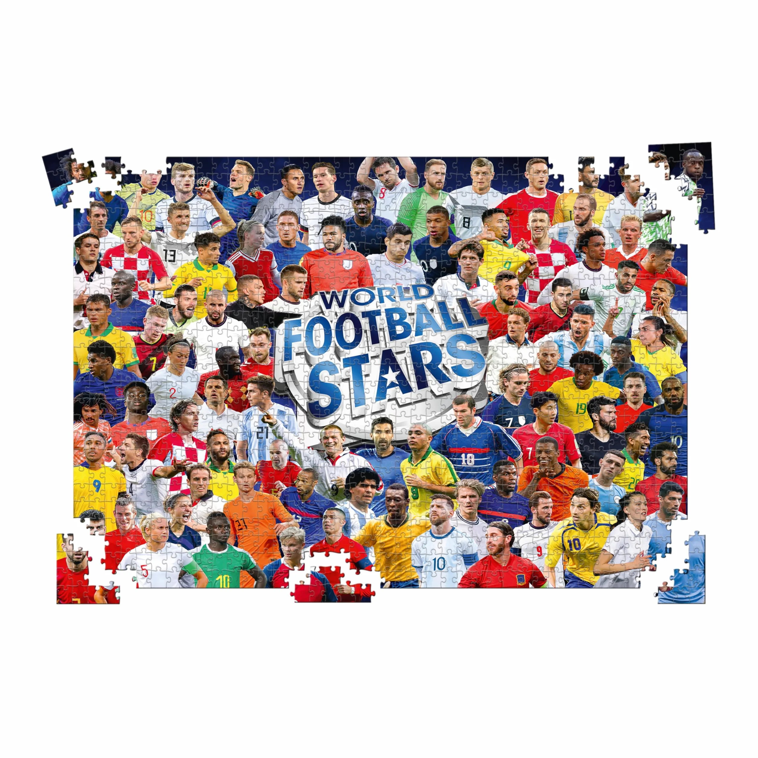 Winning Moves Rompecabezas Fútbol 1000 Piezas Cartel Leyendas Mundiales