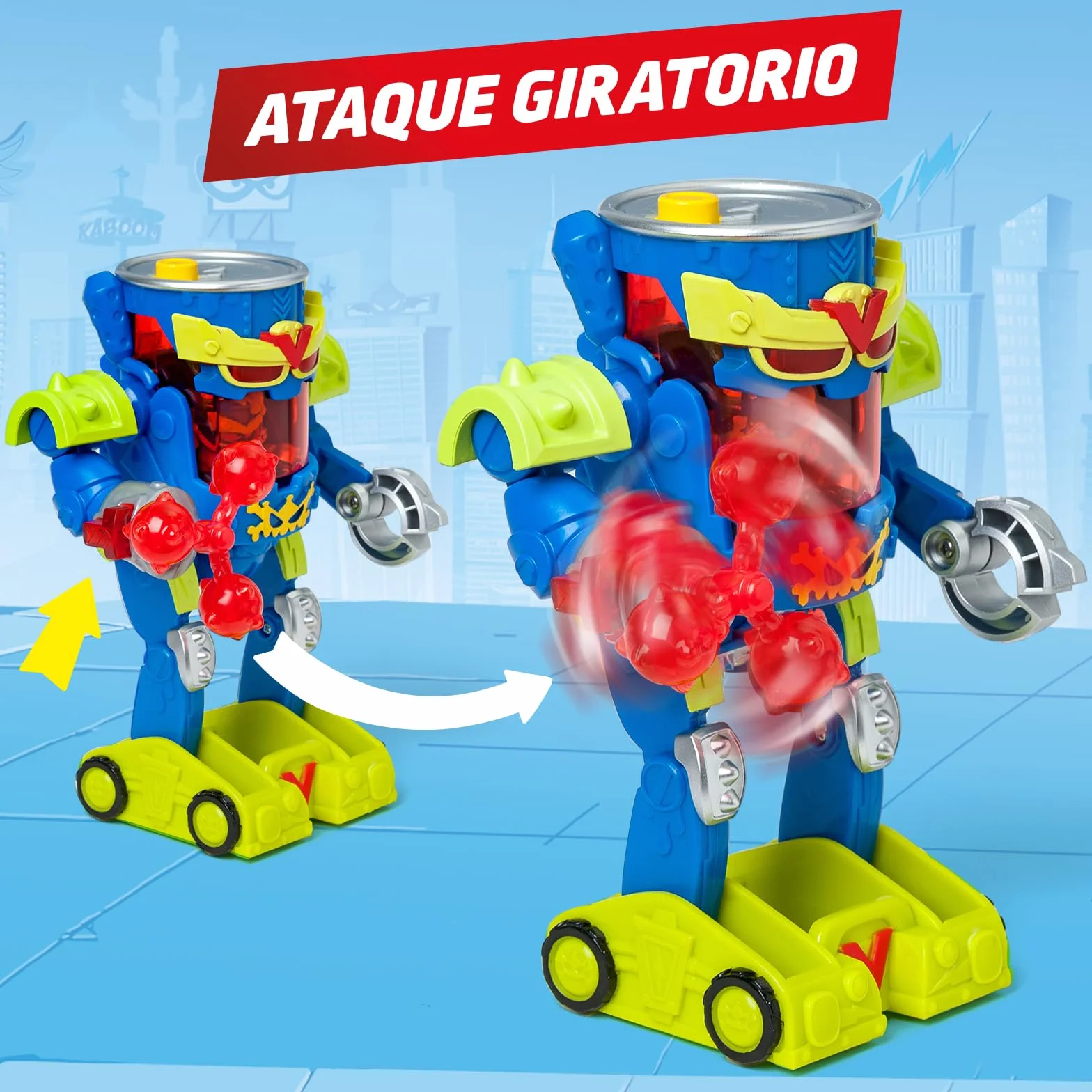Superthings Kazoom Power Ultra Striker Robot Mr. King Exclusivo