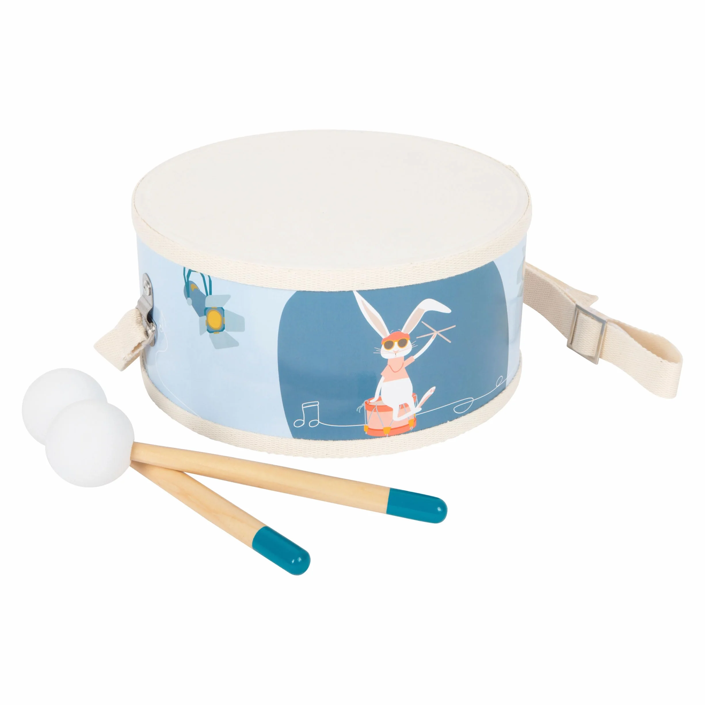 Small Foot Tambor Groovy Beats, instru. Infantil, a Partir de 3 años, de Madera, edu. Musical temprana, 12250