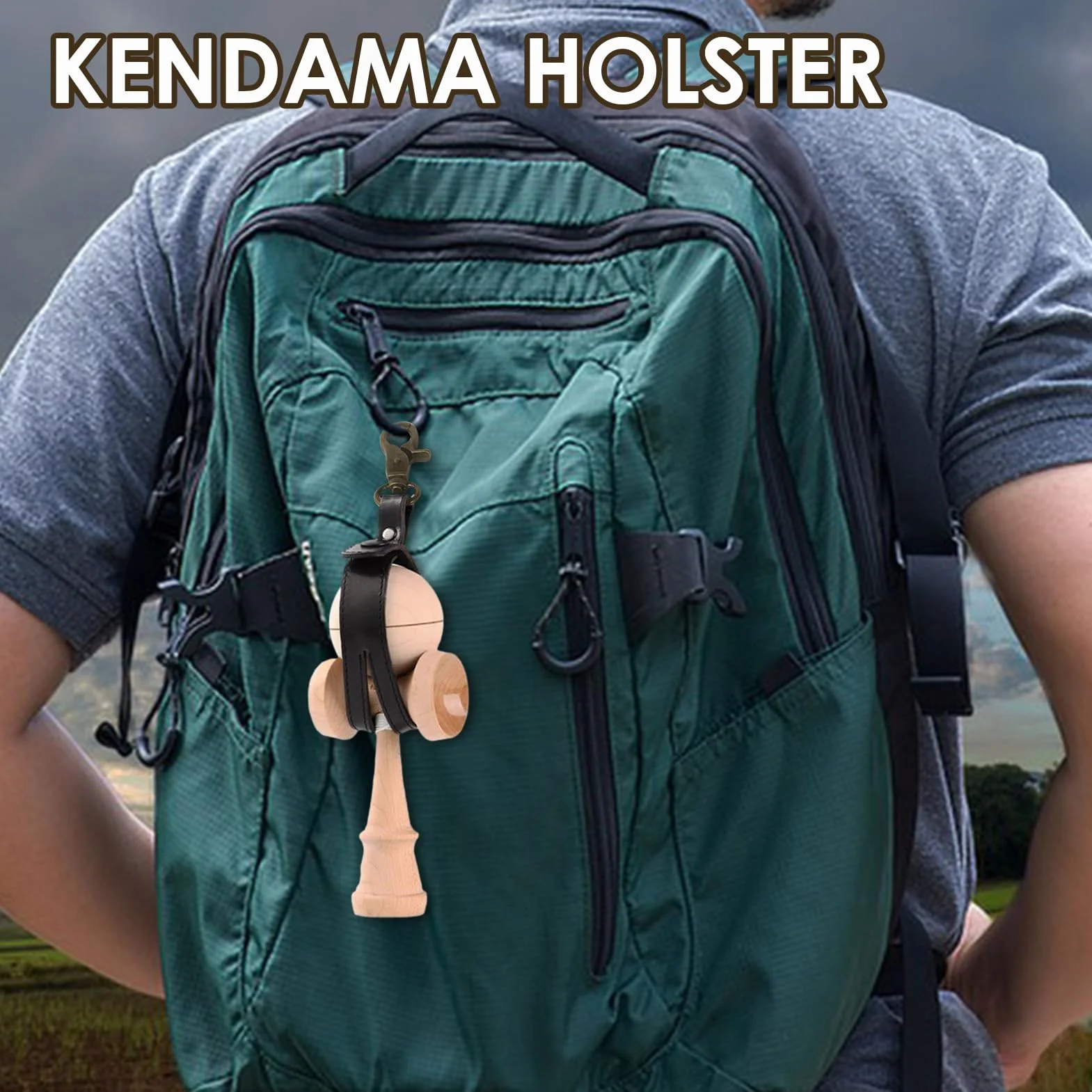 Almacenamiento Kendama, Funda Kendama pequeña | Almacenamiento de Correa para Juguete Tradicional japonés Kendama Skill,Exquisito y Compacto Almacenamiento de Correa de Juguete de coordinación