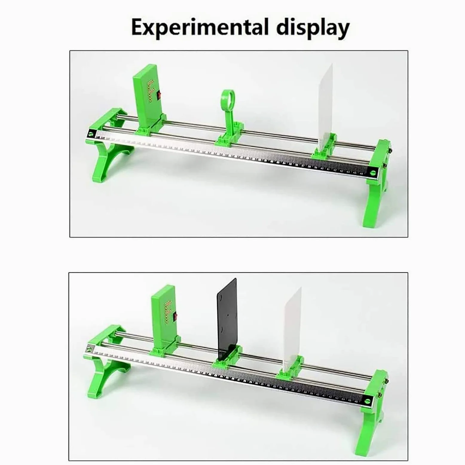 Equipo De Laboratorio Científico, Banco Óptico, Lente, Conjunto De Imágenes De Orificios Pequeños, Material Didáctico Físico Óptico, Equipo De Experimentación Científica Óptica