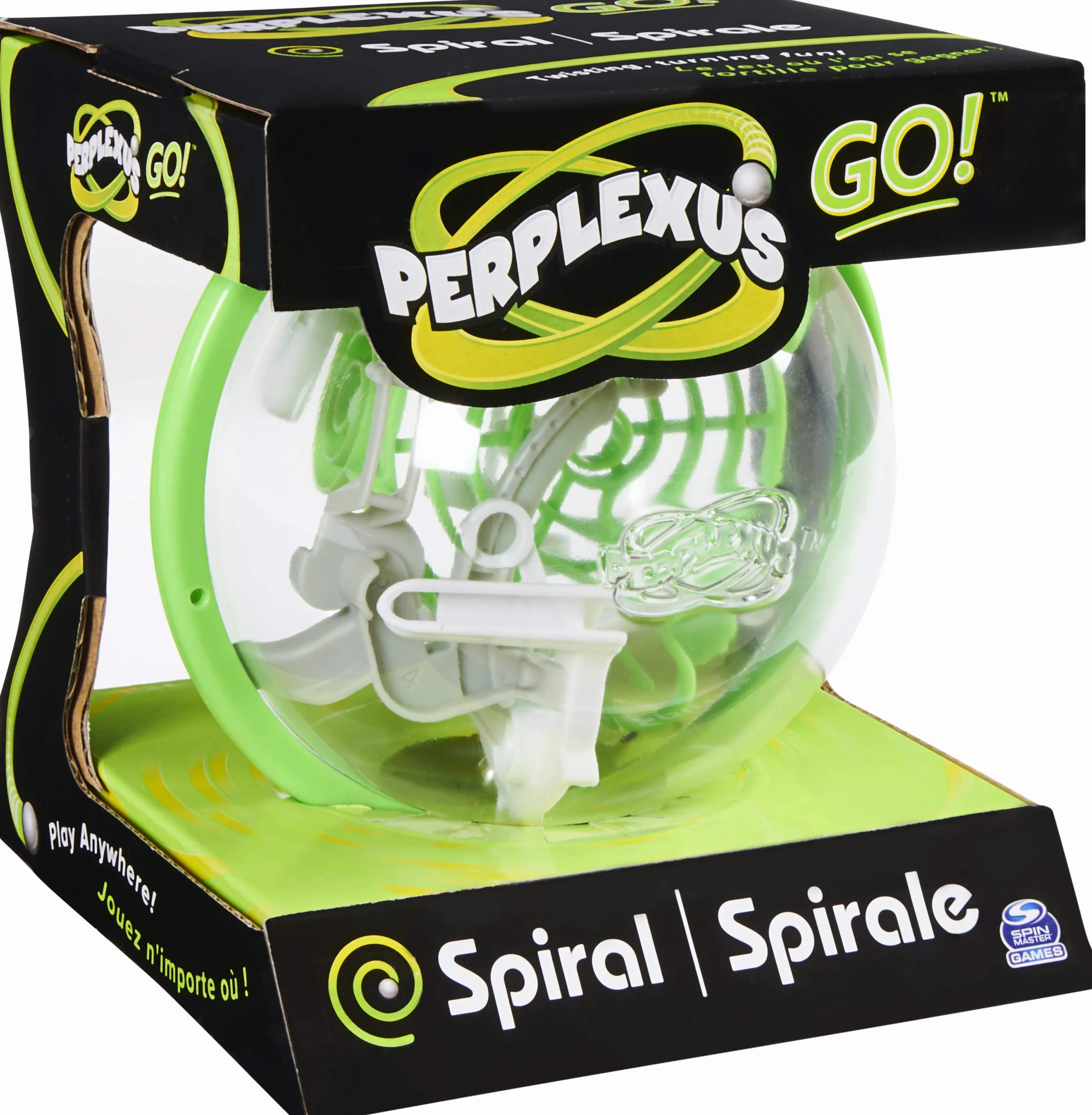 PERPLEXUS - PERPLEXUS GO! - Laberinto 3D con 35 desafíos - Juguete perplejo - Juego de acción y Reflejo - Rotura para niños - Virtus pedagógicas - Juego Infantil de 8 años y + - Color Aleatorio