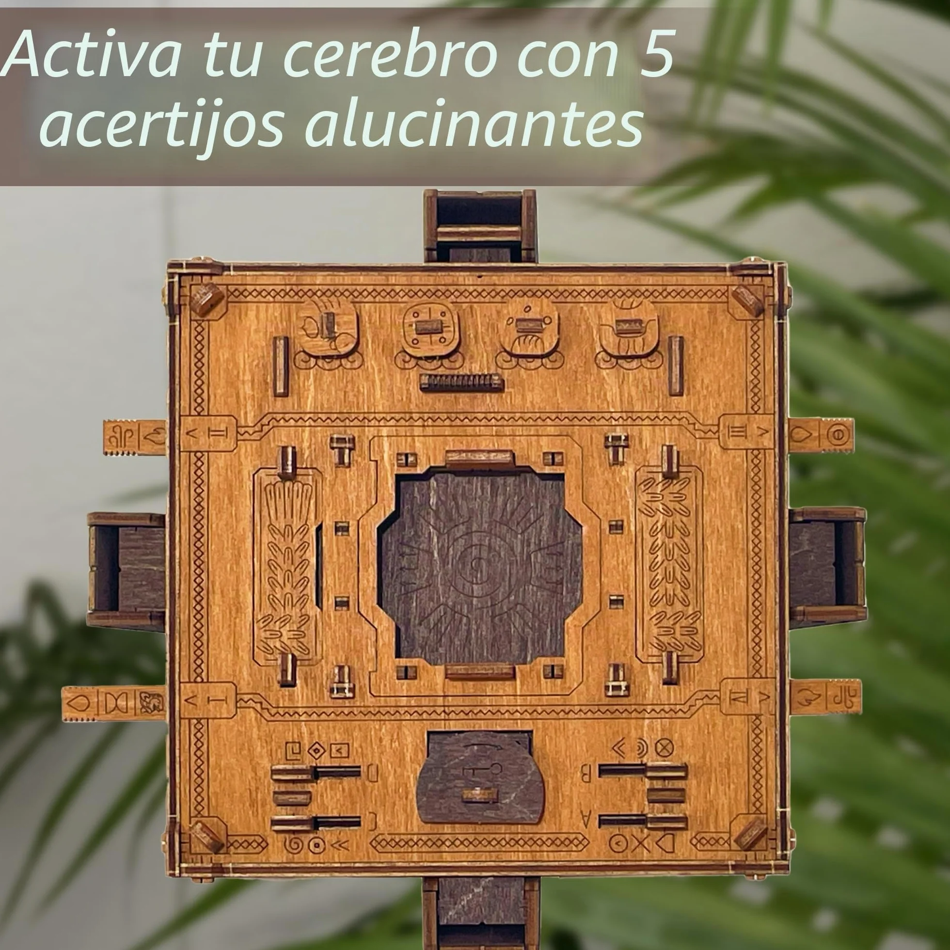 WOODEN.CITY Inca Pyramid Puzzle Box 3D Puzzle for Adults 167 Pieces Laser Cut