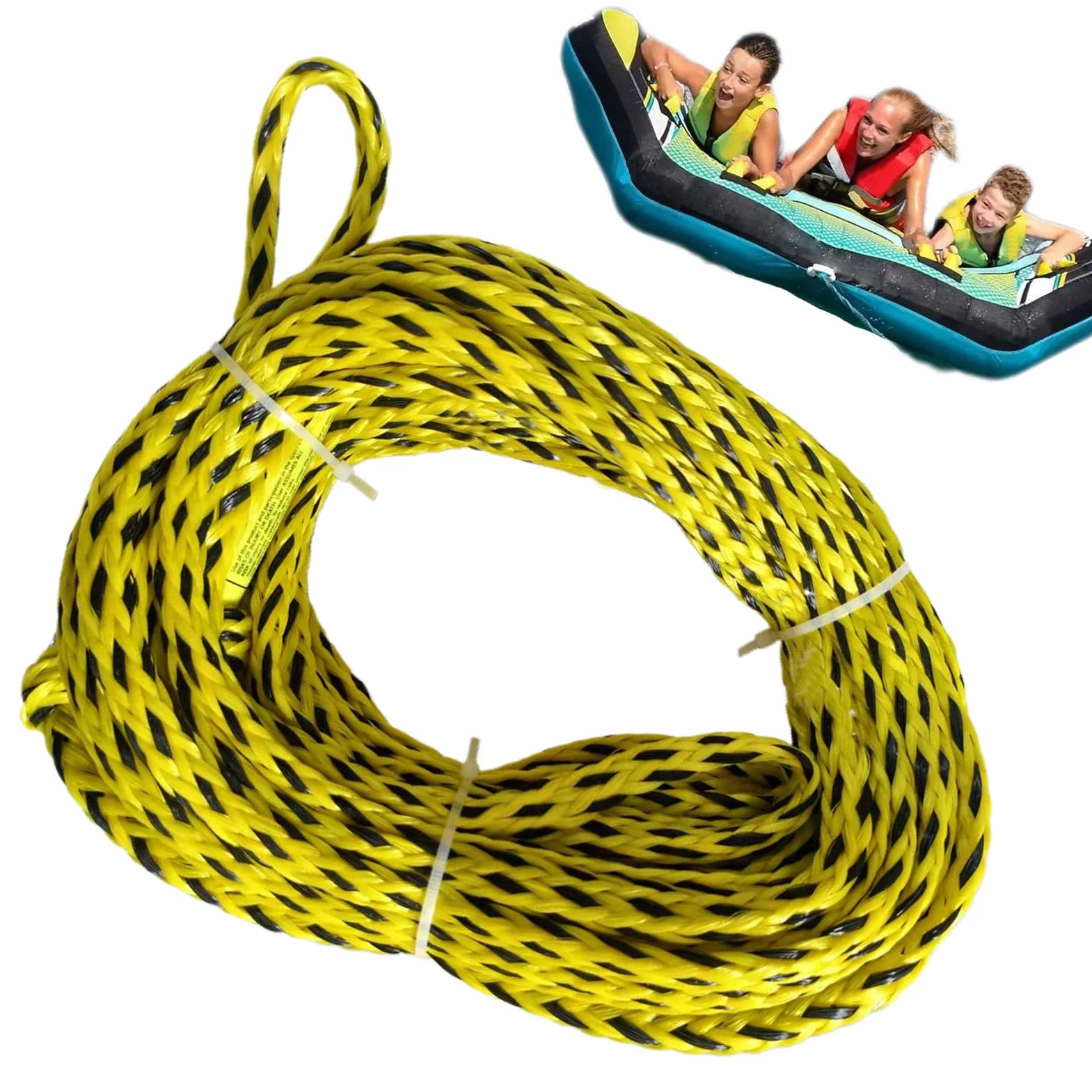 Cuerda Flotante Resistente para Remolcar Barcos, Tubos, Esquí Acuático y Kayak