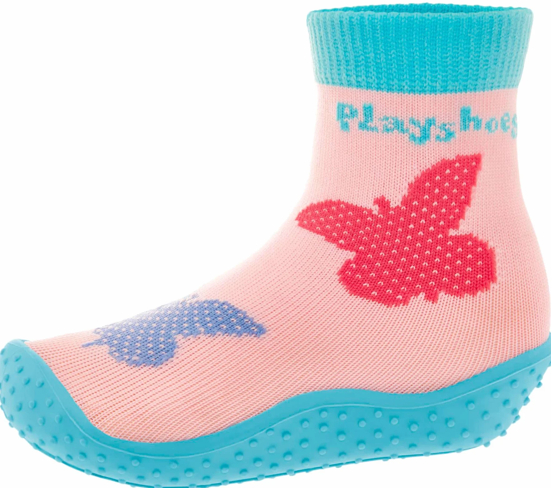 Playshoes Calcetín acuático Zapatos de Agua Mariposas Rosa 28/29 EU