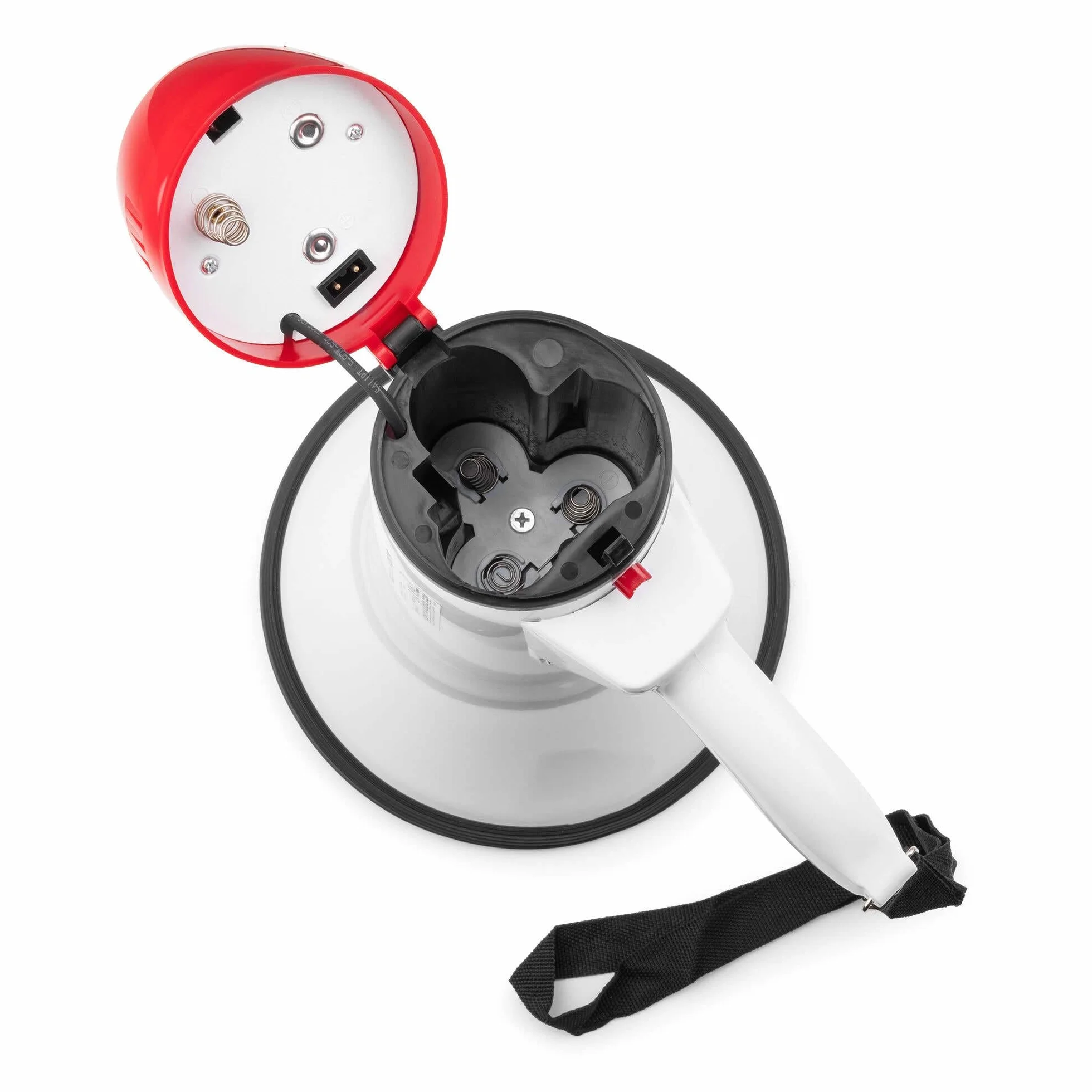 Vonyx MEG045 Megáfono 45W Bluetooth USB Micro SD Grabación Sirena Alcance 1000m Portátil
