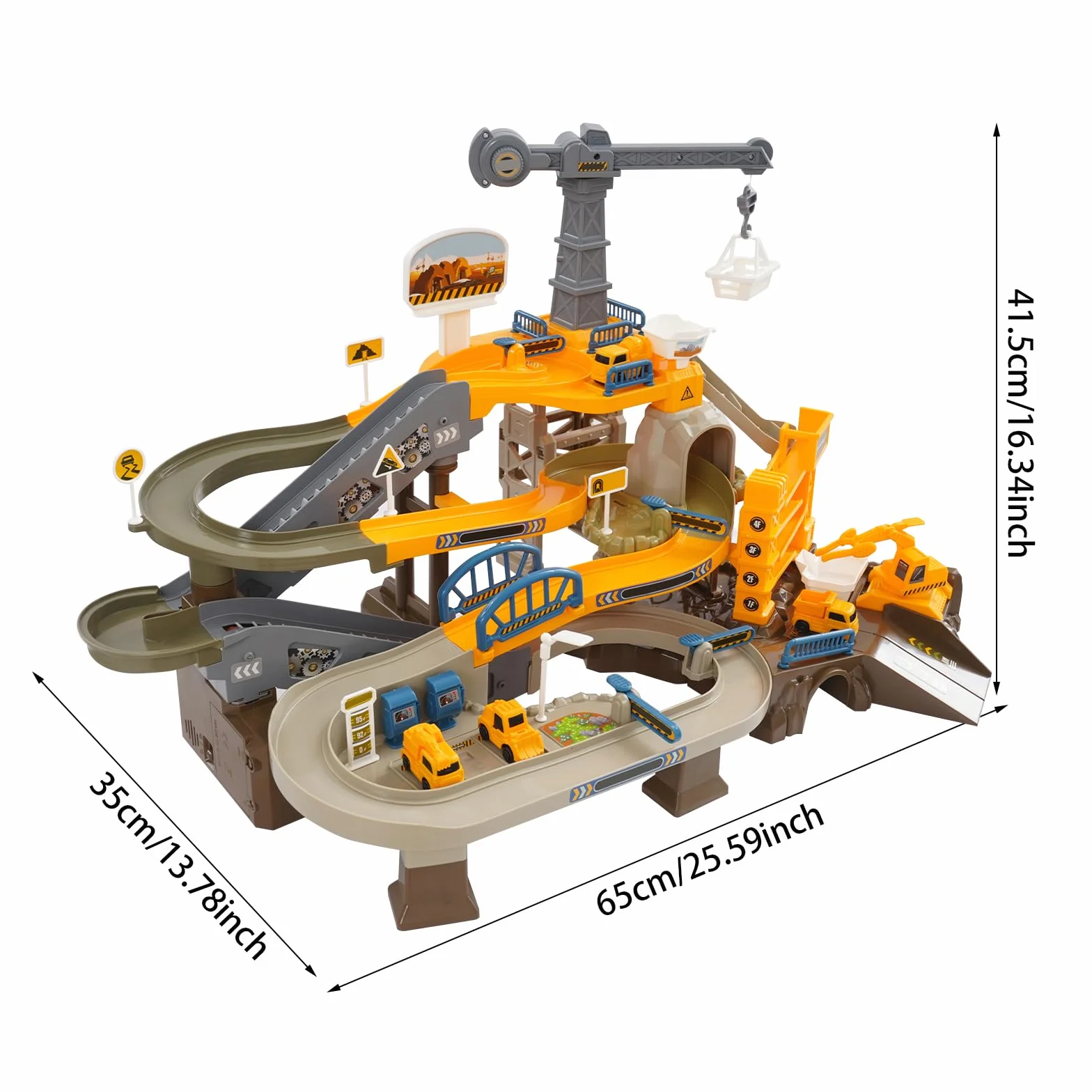 Pista eléctrica y coche de juguete para niños | Juego de tren RC con trenes y rieles | Juguetes para niños y niñas a partir de 3 años