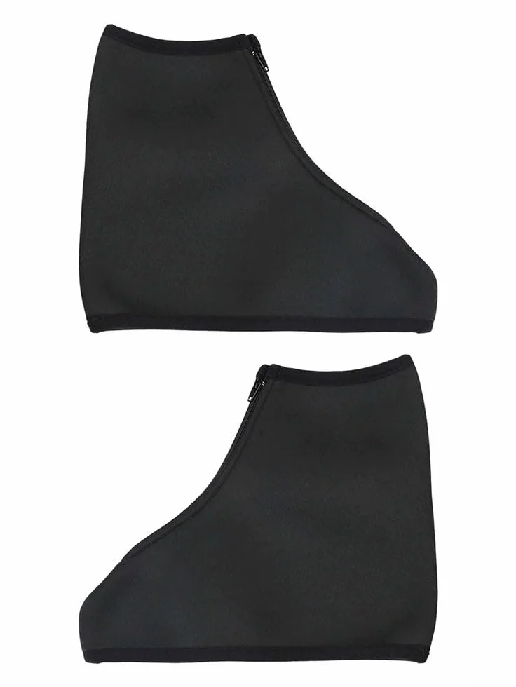 Fundas de Botas de Patinaje sobre Hielo de Neopreno Aisladas Térmicas para Patines de Figura, Línea y Ruedas con Ajuste Elástico (L)
