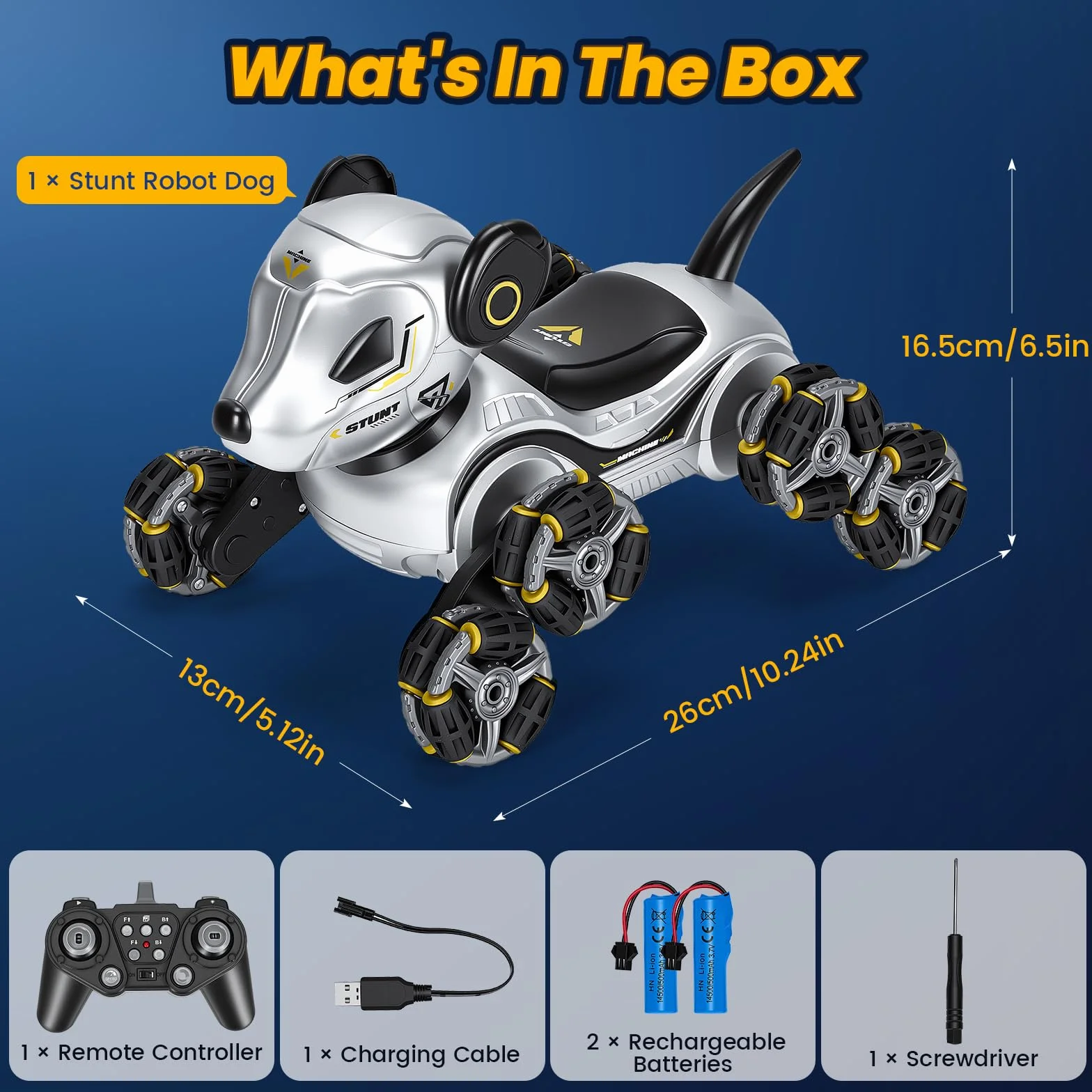 Robot perro RC truco coche juguete