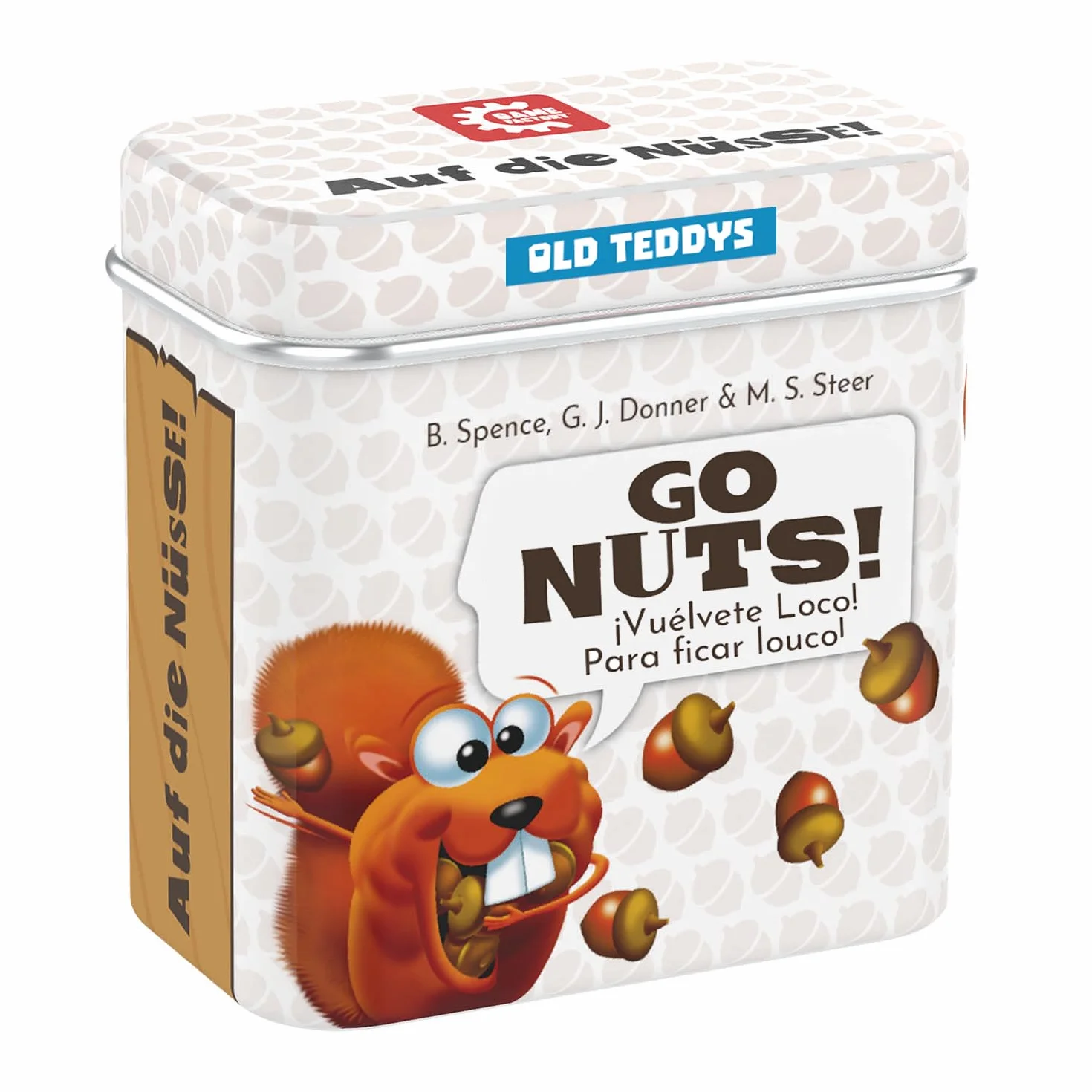 Game Factory Go Nuts! Juego de Dados de Bolsillo Push Your Luck 8+