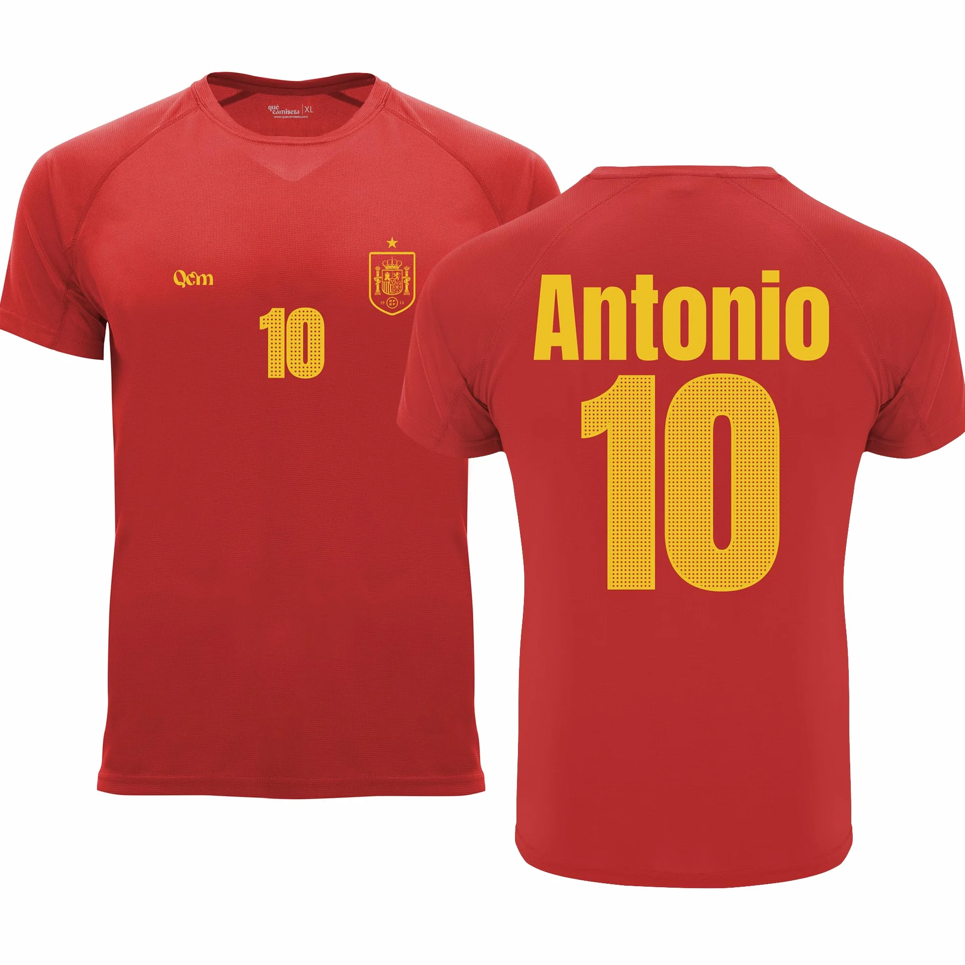 Camiseta Fútbol Selecciones Mundial 2026 Niño Personalizable Nombre Número