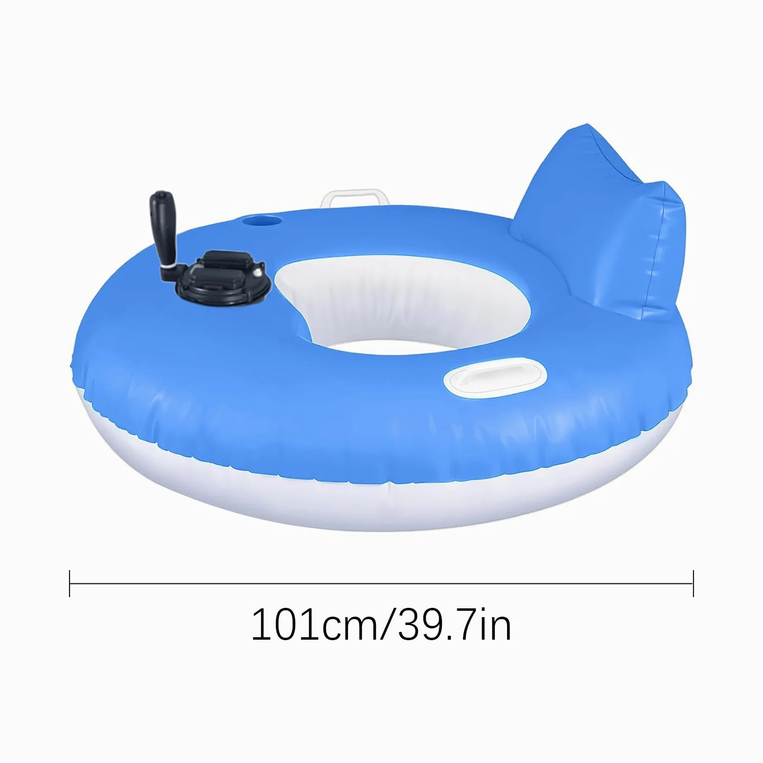 Tumbonas motorizadas para adultos, de natación inflable para relajarse - Tumbona cómoda y portátil para nadar en el lago de verano y tomar el sol