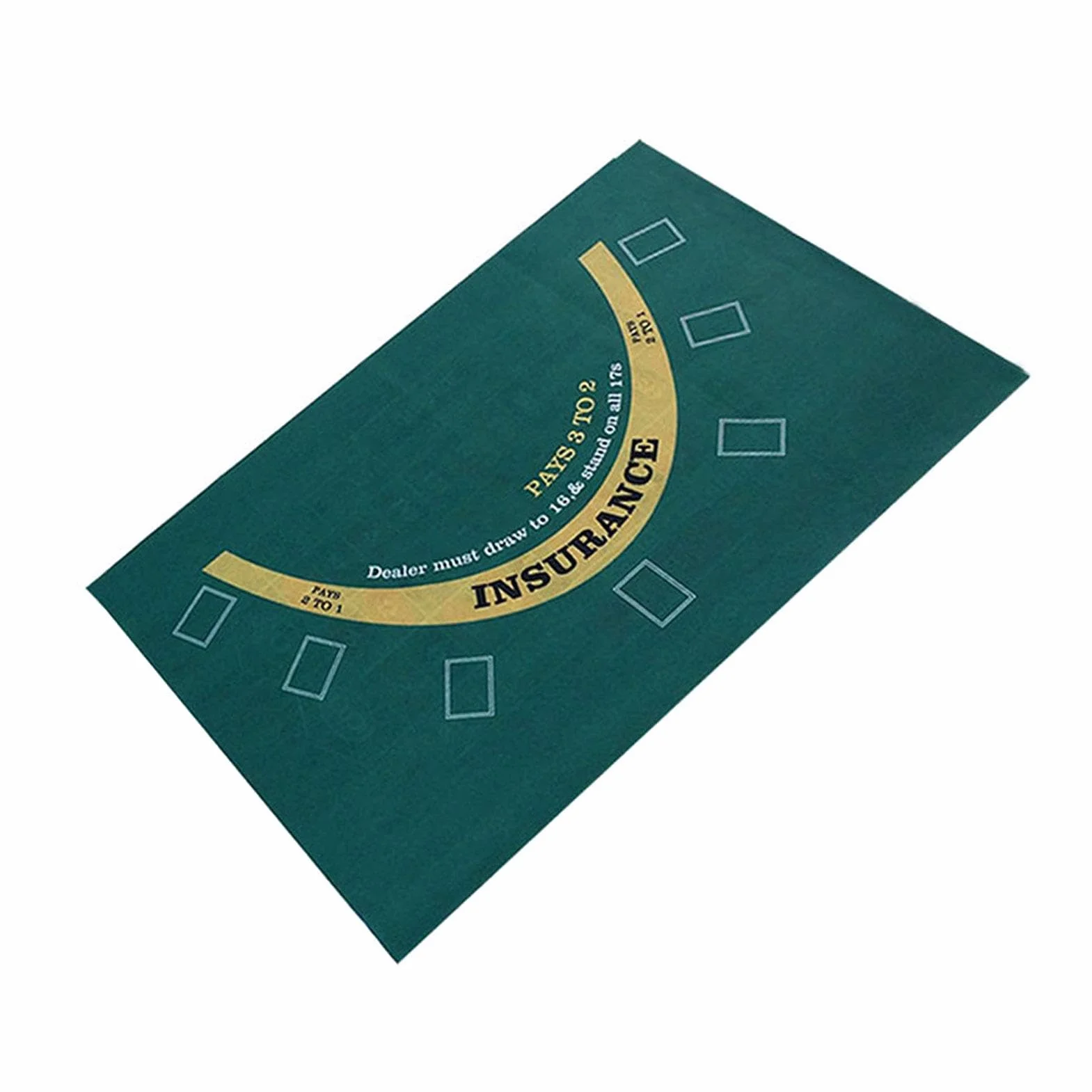 Alfombrilla de de Doble Cara, Mesa de Dados y Fieltro de para Blackjack, tapete Enrollable para Mesa de Ruleta de para Mesa de café y Blackjack (23,62 x 35,43 Pulgadas)