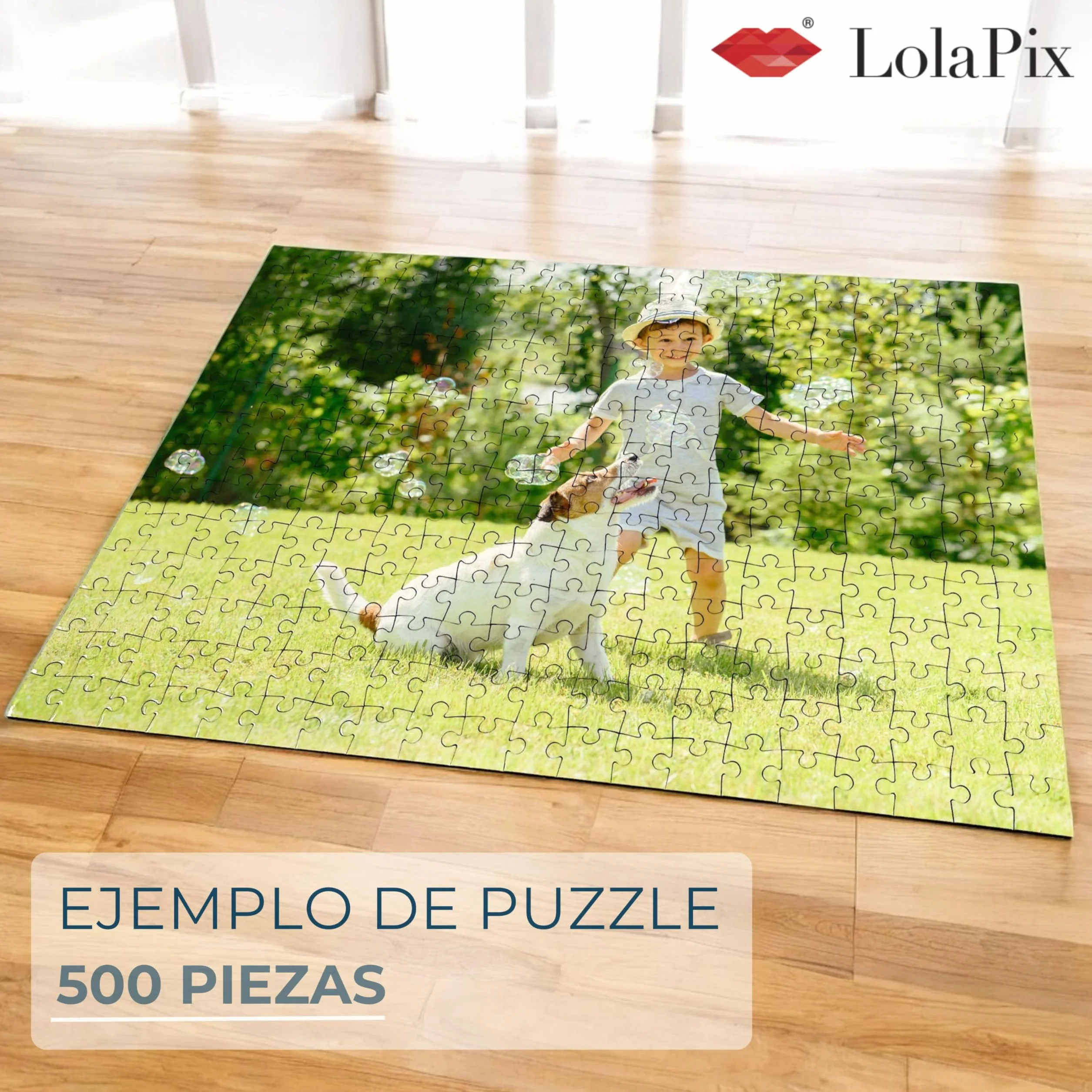 Puzzle Personalizado con Foto 500/1000 Piezas 68x48CM. Puzzles Personalizados con Fotos y Texto. Rompecabezas Personalizado Adultos y Niños. Regalo Día de la Madre. Regalos Originales Mujer y Hombre.