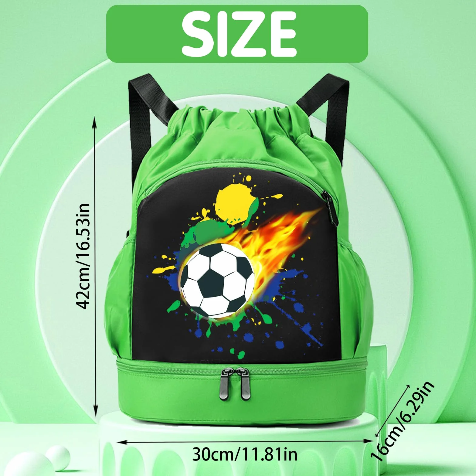 Bolso Playa Chico Impermeable Mochila Piscina Saco Gimnasia Deporte Camping