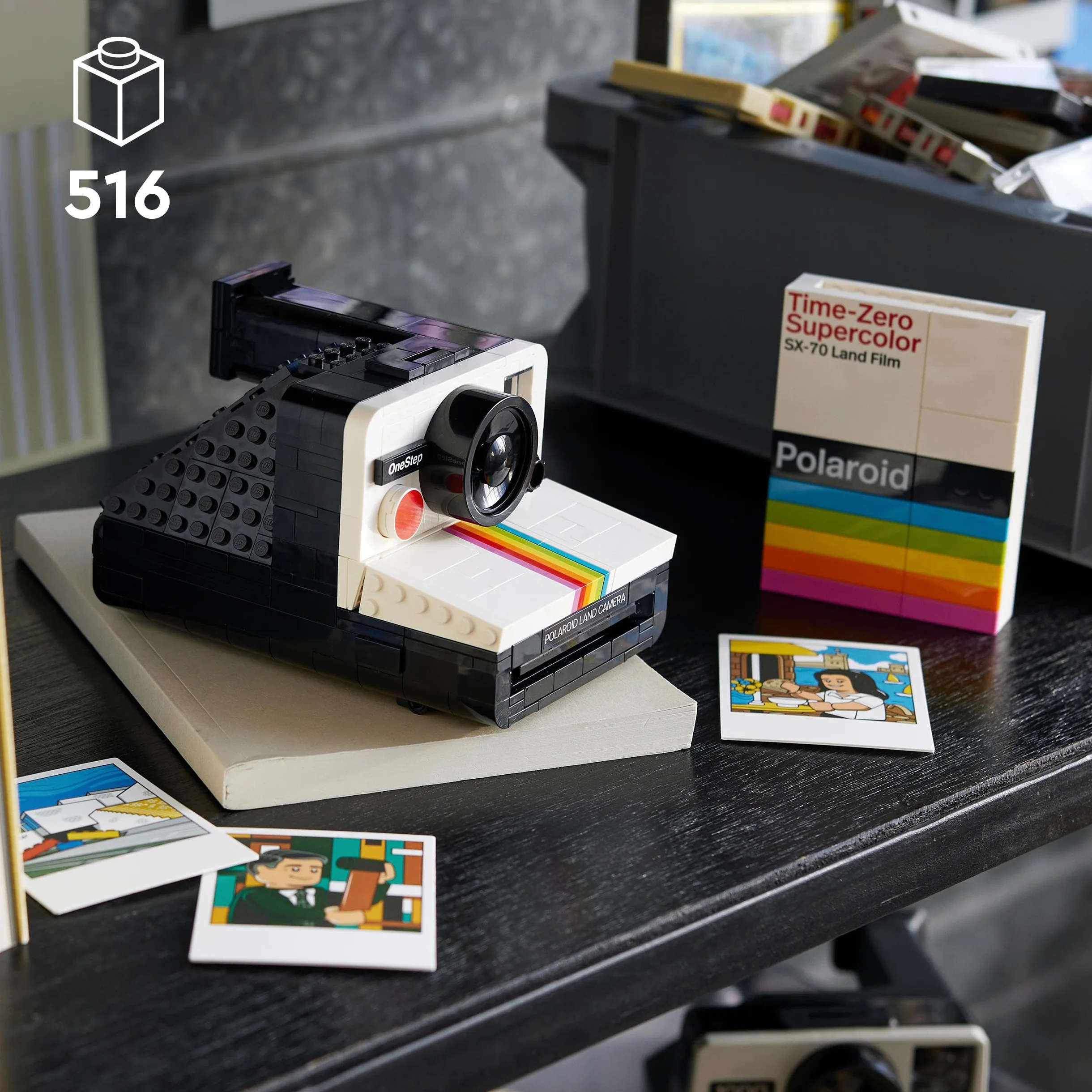 LEGO Lote Fotografía Incluye: Ideas Cámara Polaroid OneStep SX-70 (21345) Maqueta para Adultos y Creator 3 en 1 Cámara Retro (31147) de Juguete para Niños y Niñas de 8 Años o Más, Regalo Fotógrafos