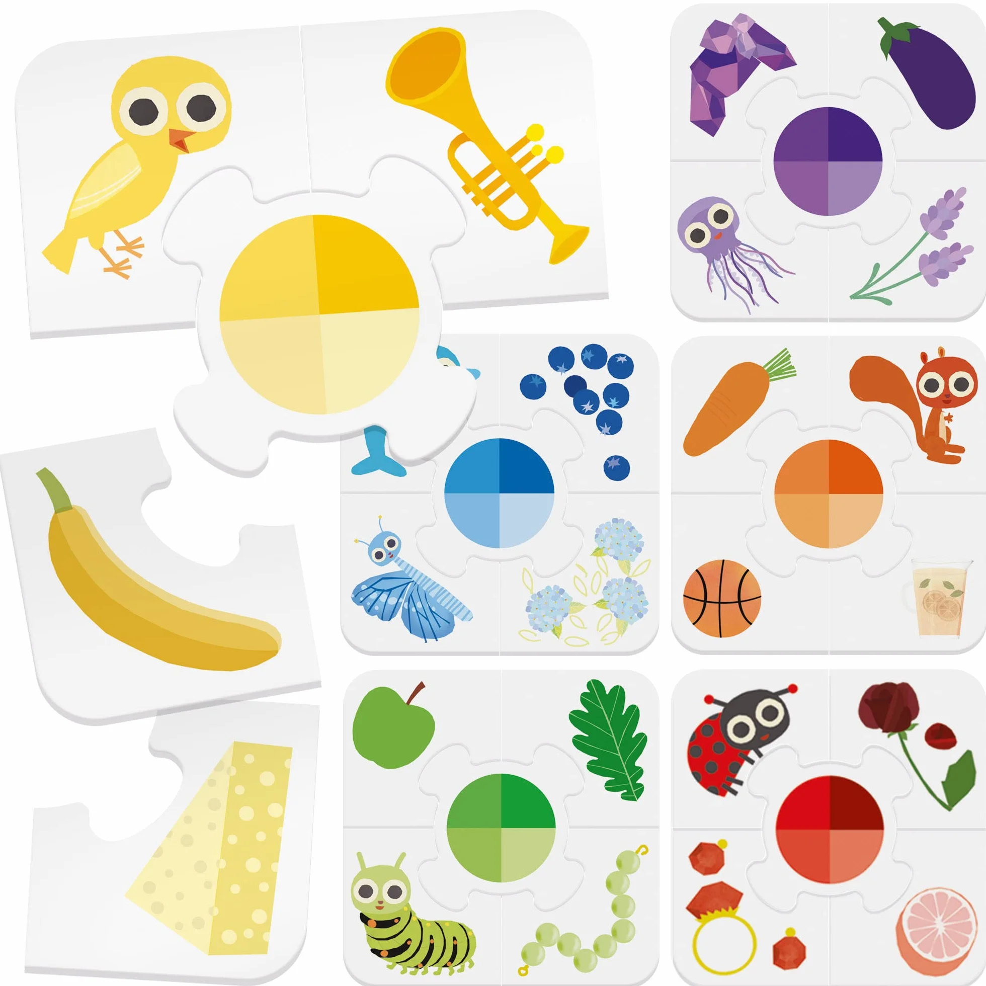 Headu - Colorito | Puzzle 2 Años 30 Piezas | Juegos Educativos Niños 2 Años A 4 | Puzles Niños | Regalo Niño | Juegos Infantiles