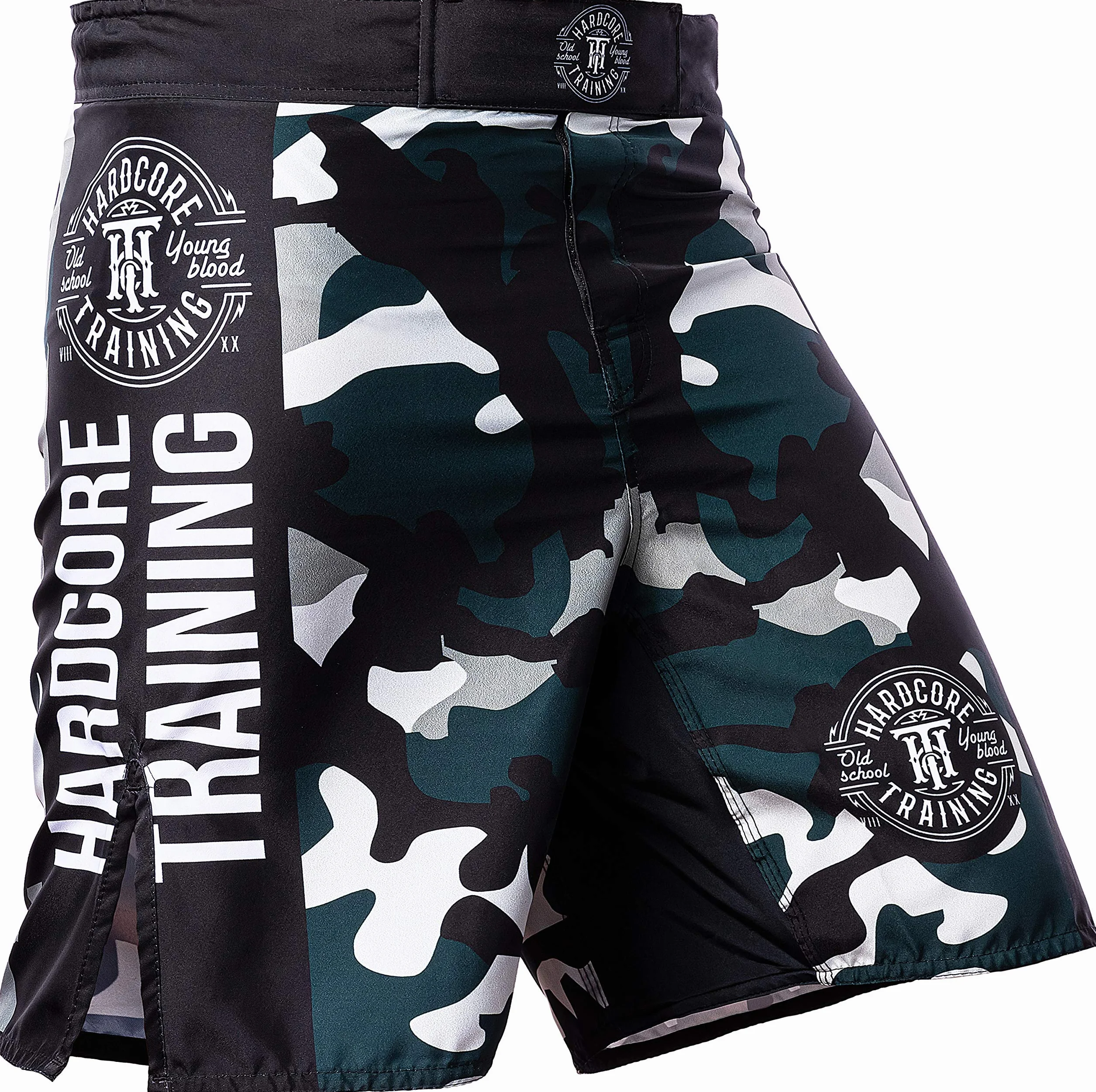 Hardcore Training Fight Shorts MMA BJJ Boxeo Grappling No Gi