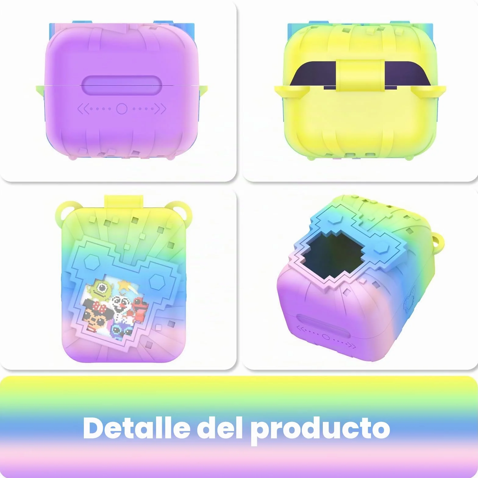 Funda de silicona para Bitzee Disney Interactive Toy anticaídas, correa y durabilidad para tu juguete interactivo Bitzee Disney (colorido)