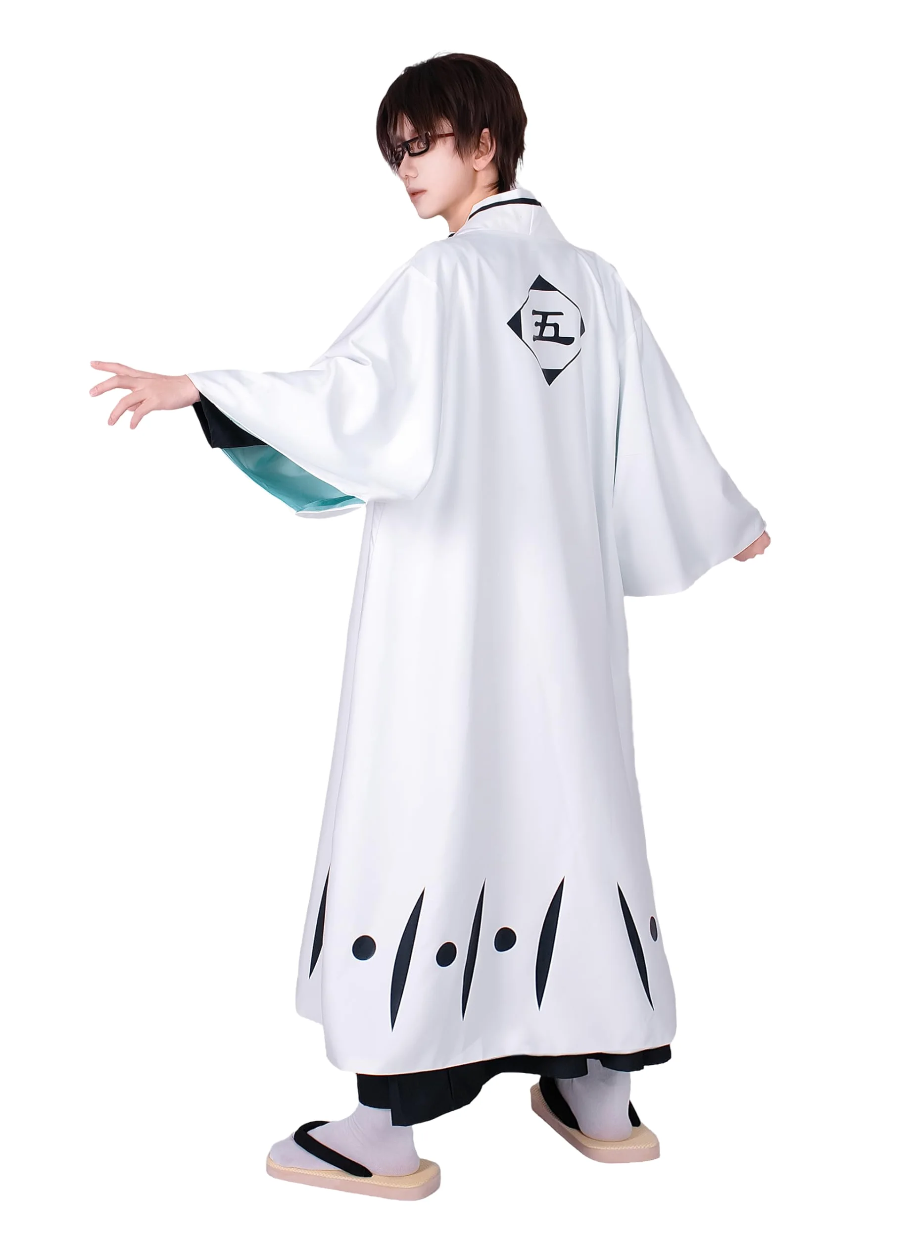 OSIAS Hombres Anime Aizen Sousuke Disfraz de Cosplay