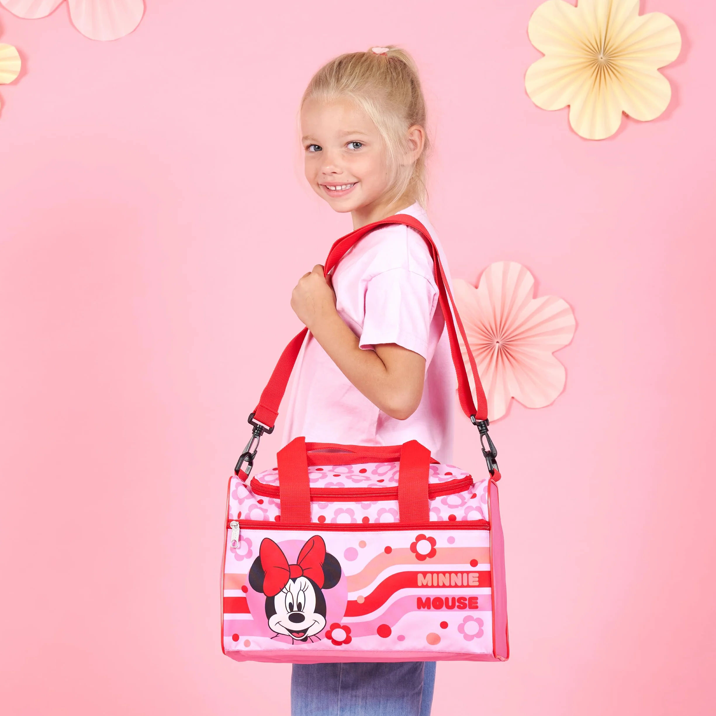 Scooli Bolsa de Deporte para niños 23 x 35 x 16 cm Compartimento Principal Espacioso Correa de Hombro Ajustable Accesorio Escolar Bolso Bandolera