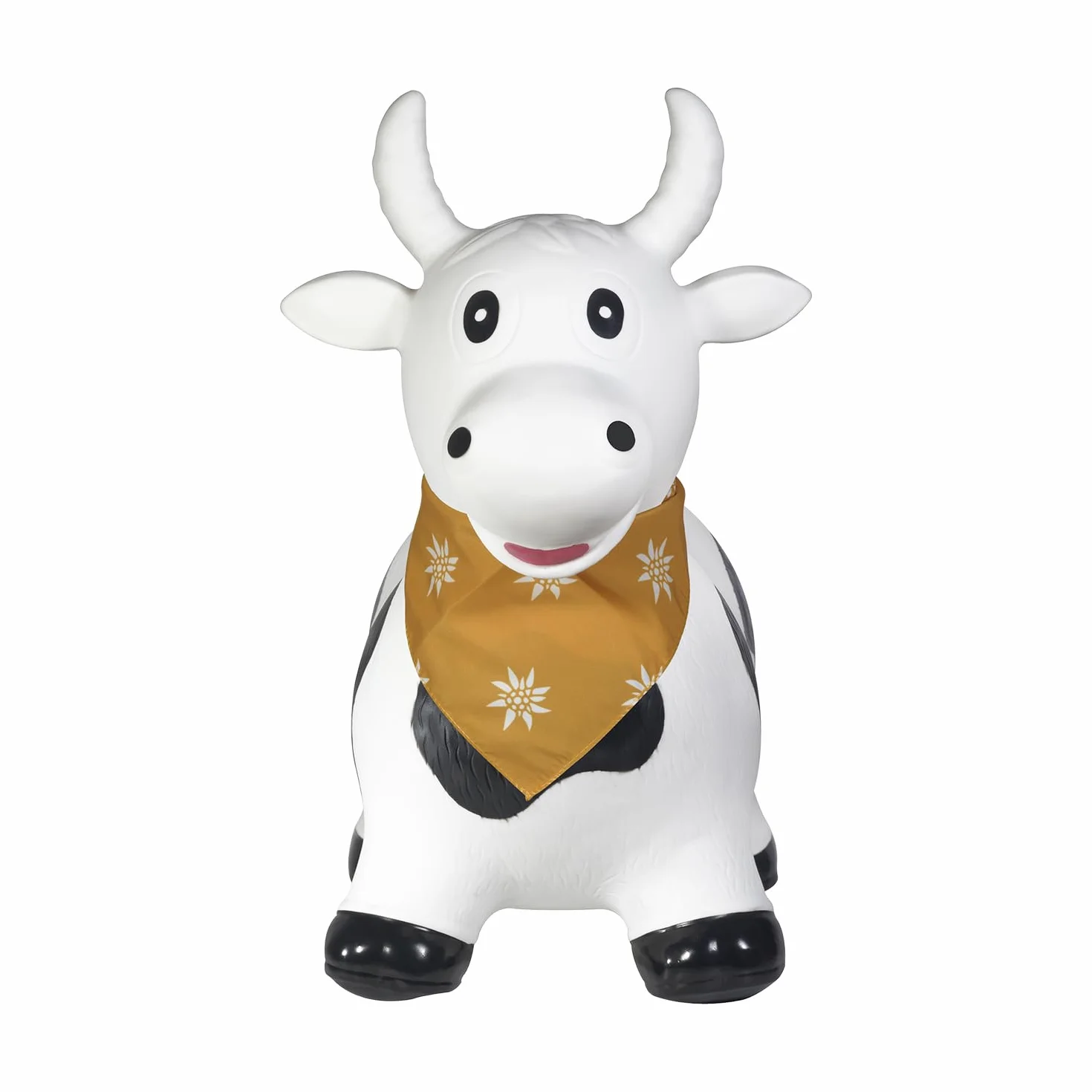 Kindsgut Animal para Saltar, Animal de Salto, Saltar, Vaca, brincar, para Bebes & niño pequeño, Inflable, con inflador, Unisex