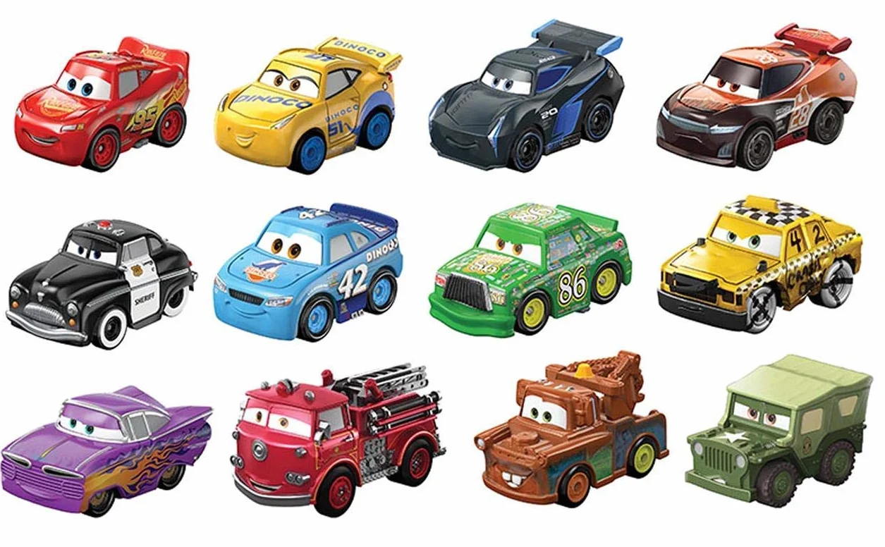 Mattel-GKF65 Cars coches micro blister, modelos surtidos, Color aleatorios (GKF65)