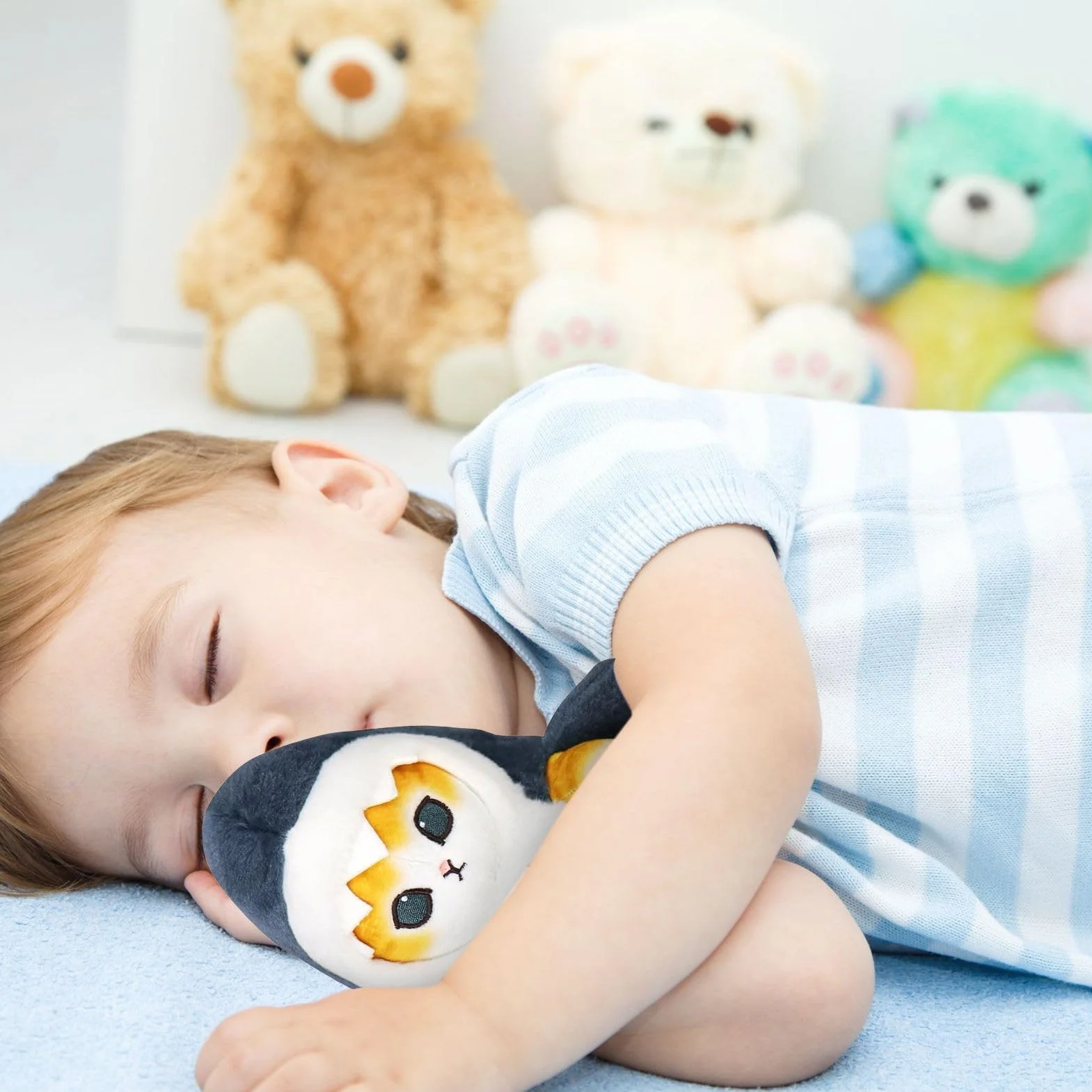 Gato Tiburón Muñeca de Peluche 22 cm Juguete para Niños Niñas y Fanáticos