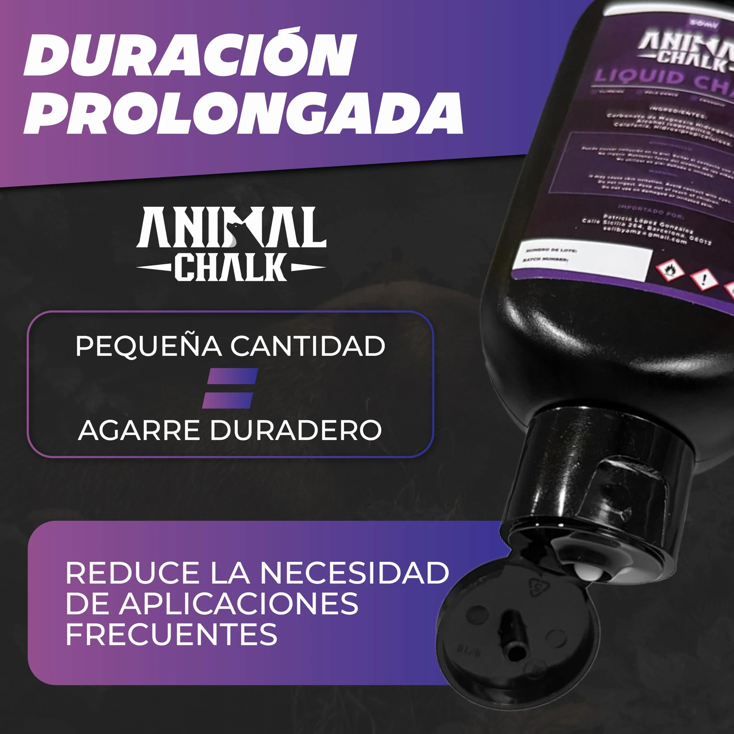 Magnesio Líquido Carbonato de Magnesio 250ml+50ml para Gimnasio Crossfit Escalada Calistenia Levantamiento de Pesas Agarre