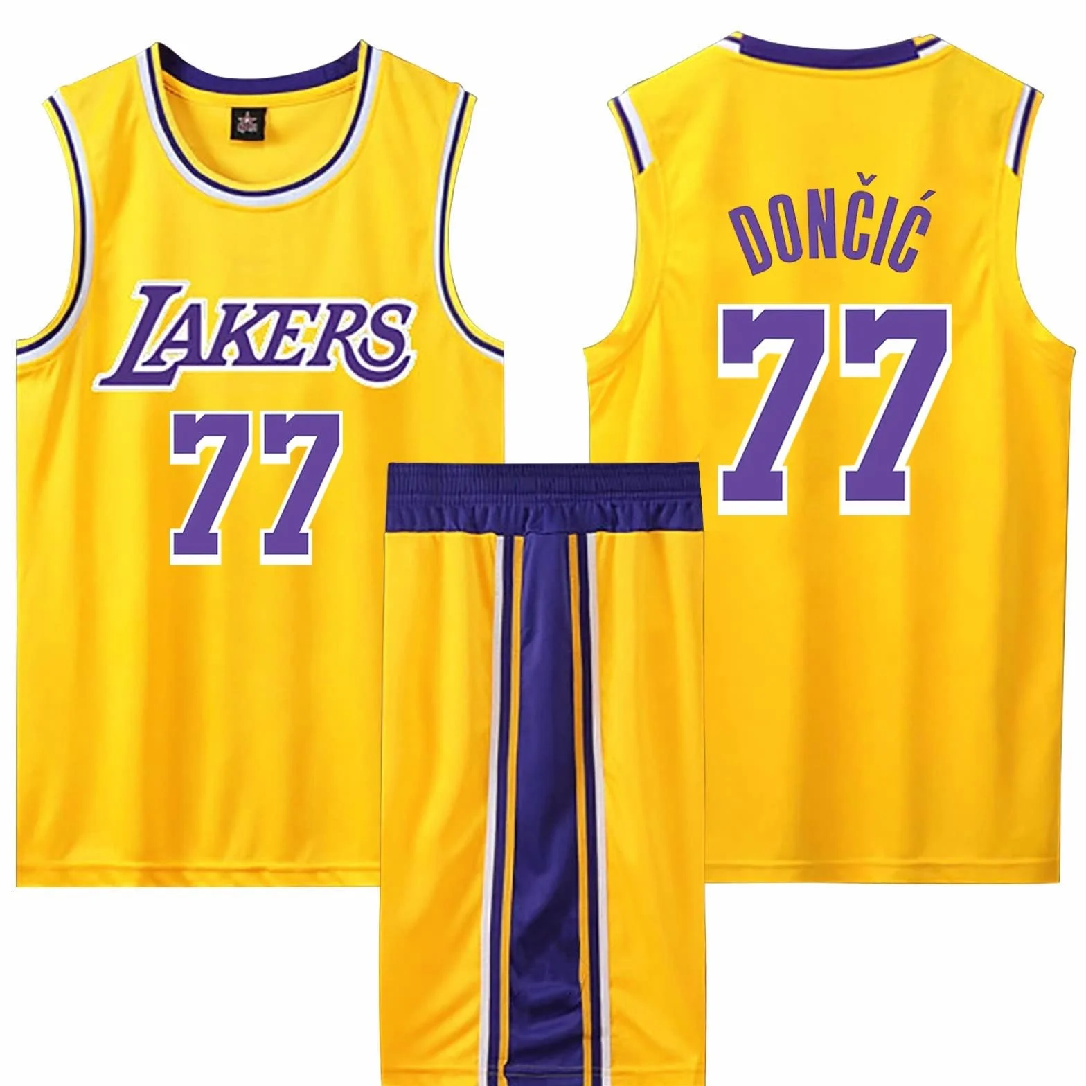 Camisetas de Basket para Hombre y Niños - Camiseta sin Mangas y Pantalón