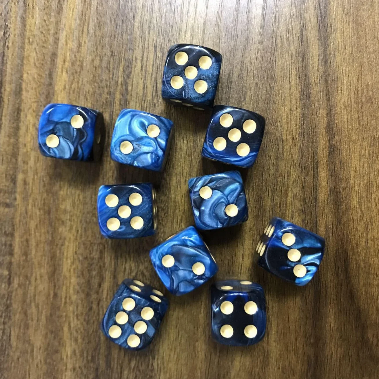 10 Pcs Dados rol, Dados D6, Dados De rol, Dados DND, para Juegos De Mesa, Par A Juegos De Mesa DND RPG