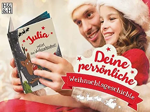 Libro de Navidad con nombre – Tu historia de Navidad personal con nombre Emma