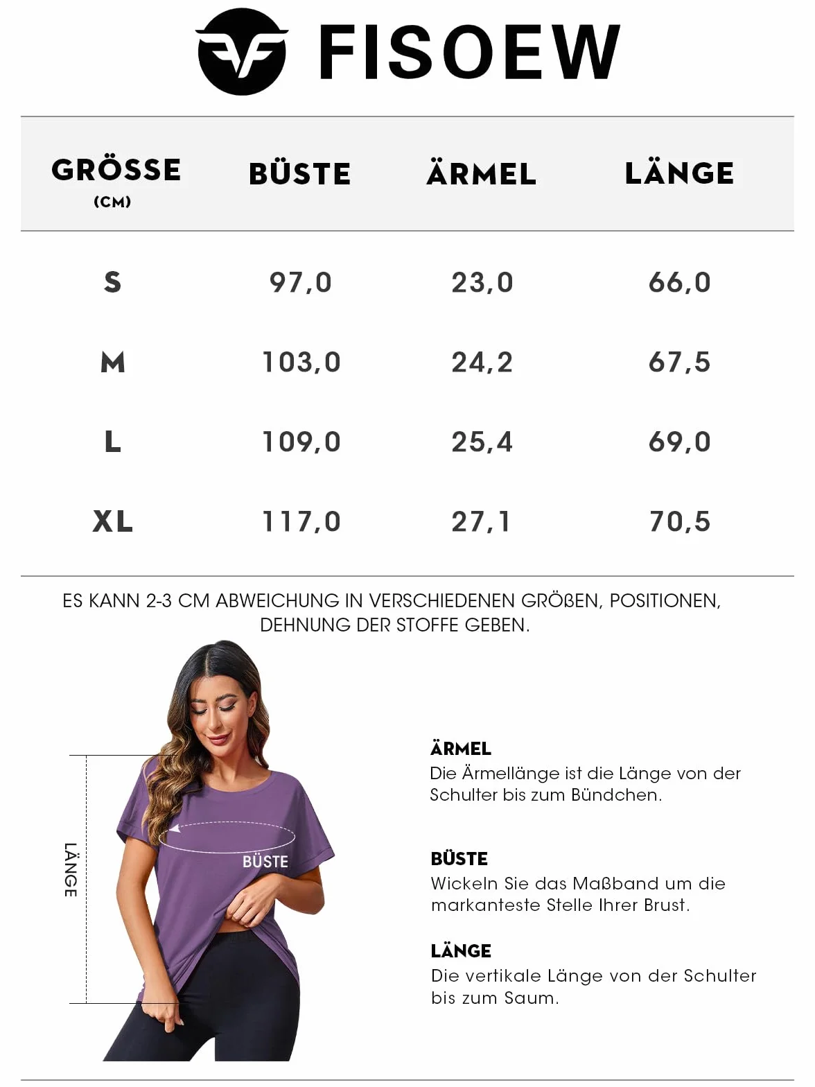 Fisoew Camiseta deportiva para mujer manga corta yoga gimnasio ligera holgada