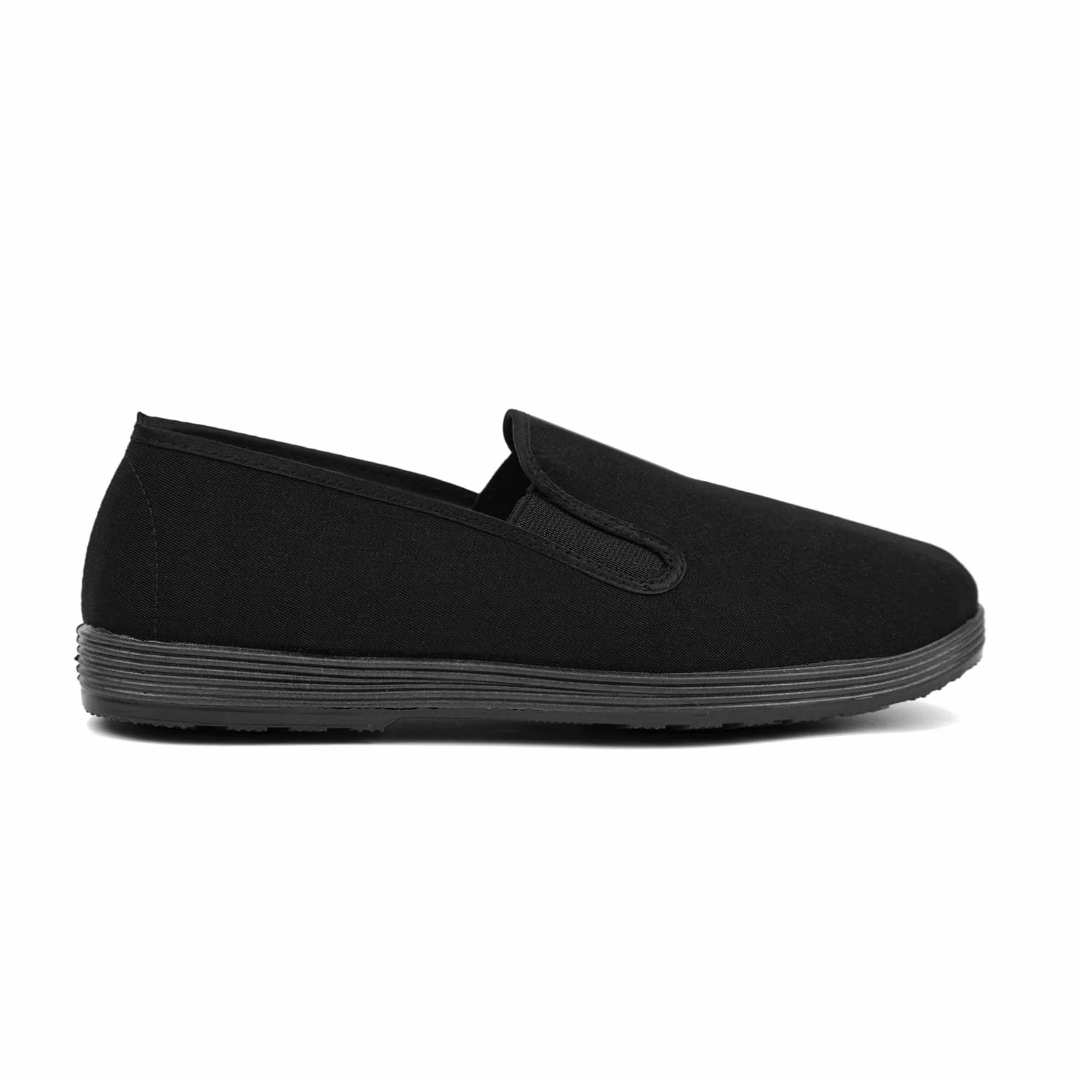 Zapatos de Kung Fu de Beijing Antiguos, Zapatos de Tai Chi con Parte Superior de Lona y Suela de Goma Antideslizante