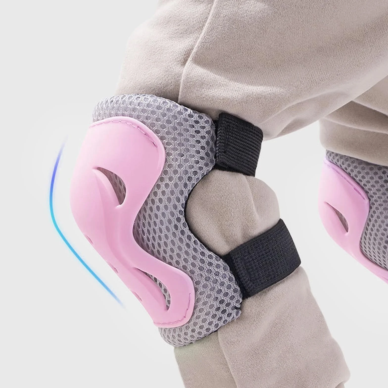 Kids Knee Pads Elbow Pads Wrist Guards Set Protective Gear for Roller Skates Skateboard Bike Age 3-10
