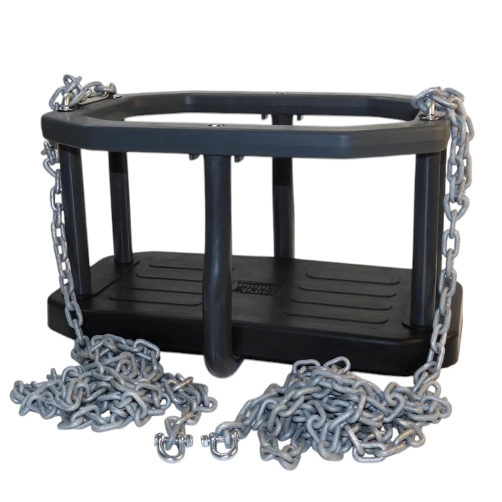Columpio de bebé de goma con cadenas de 3 m – columpio para bebés, asiento para niños pequeños hasta 36 meses, columpio para niños con inserción de aluminio y eslabones, soporta hasta 100 kg, columpio