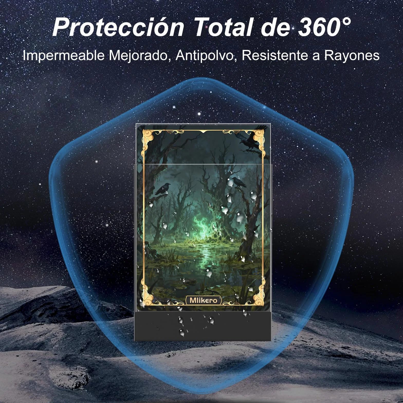 Mlikero 600 Paquete de Fundas Cartas, Perfect Fit Inner Card Sleeves, Funda Cartas para Cartas de Comercio, Cartas de Deportes