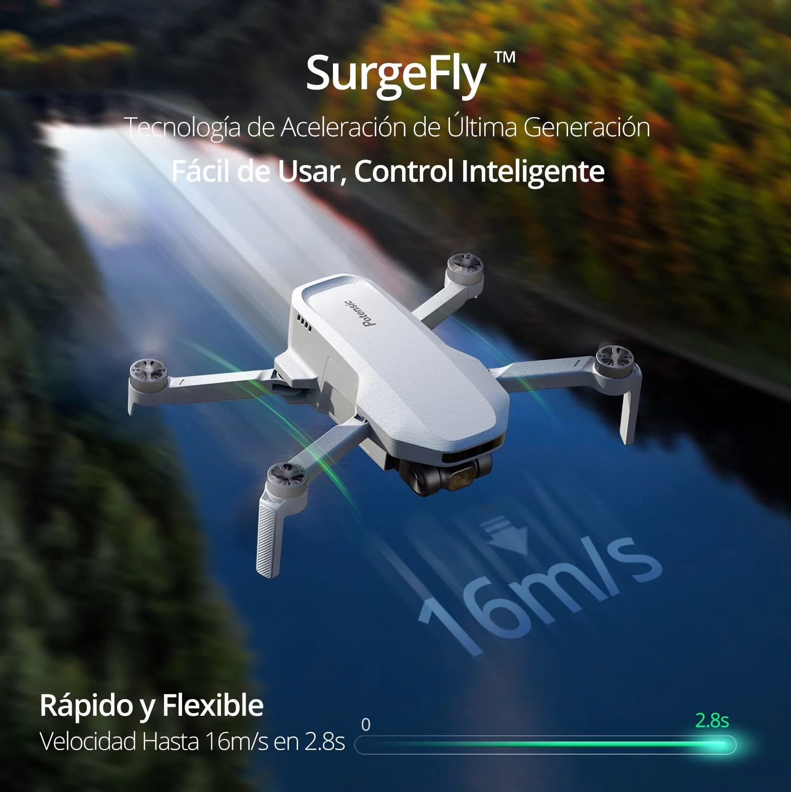 Potensic ATOM SE Combo GPS Drone con Cámara 4K, 62 Mins de Vuelo, Menos de 249g, EIS, Max 4KM Transmisión, Velocidad Max 16m/s, Tecnología ShakeVanish, FPV con Auto-Retorno para Adulto, C0