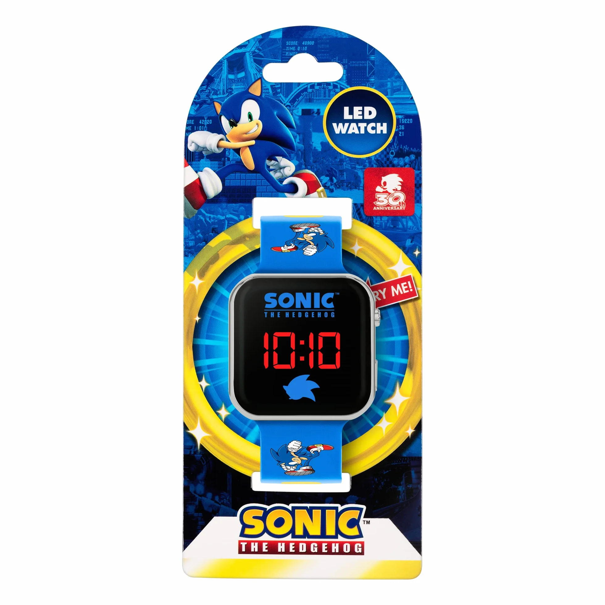 Sonic Reloj de Pulsera Niños SNC4137 Azul Impreso