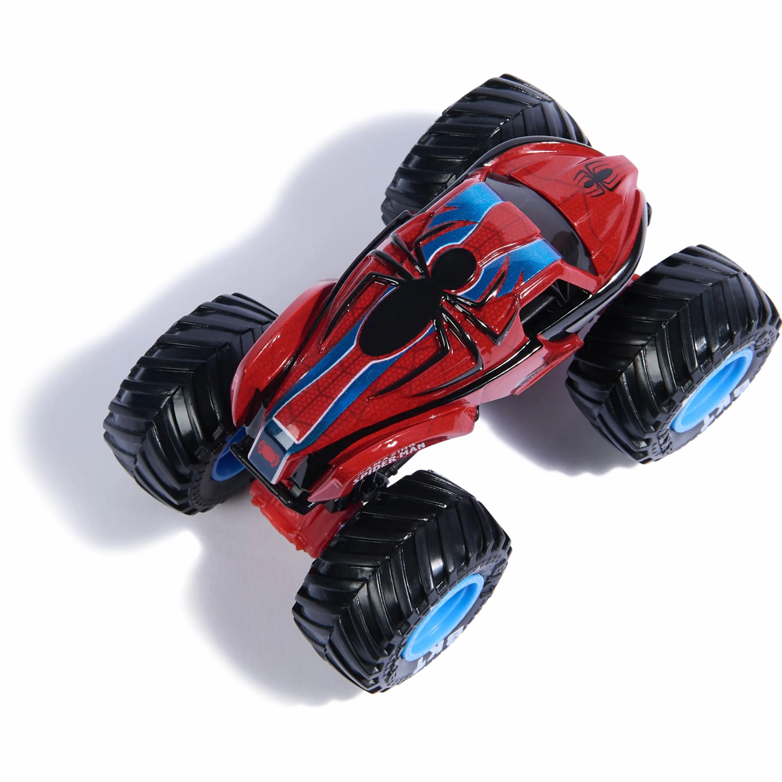 Monster Jam Pack 2 Coches Juguete Monster Truck Marvel Oficial Escala 1:64 Metálicos Venom Spiderman