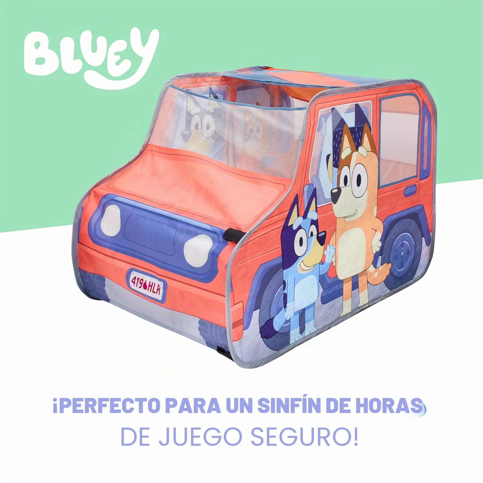Bluey 13181 Heeler 4WD Pop Up Play - Tienda de campaña Familiar