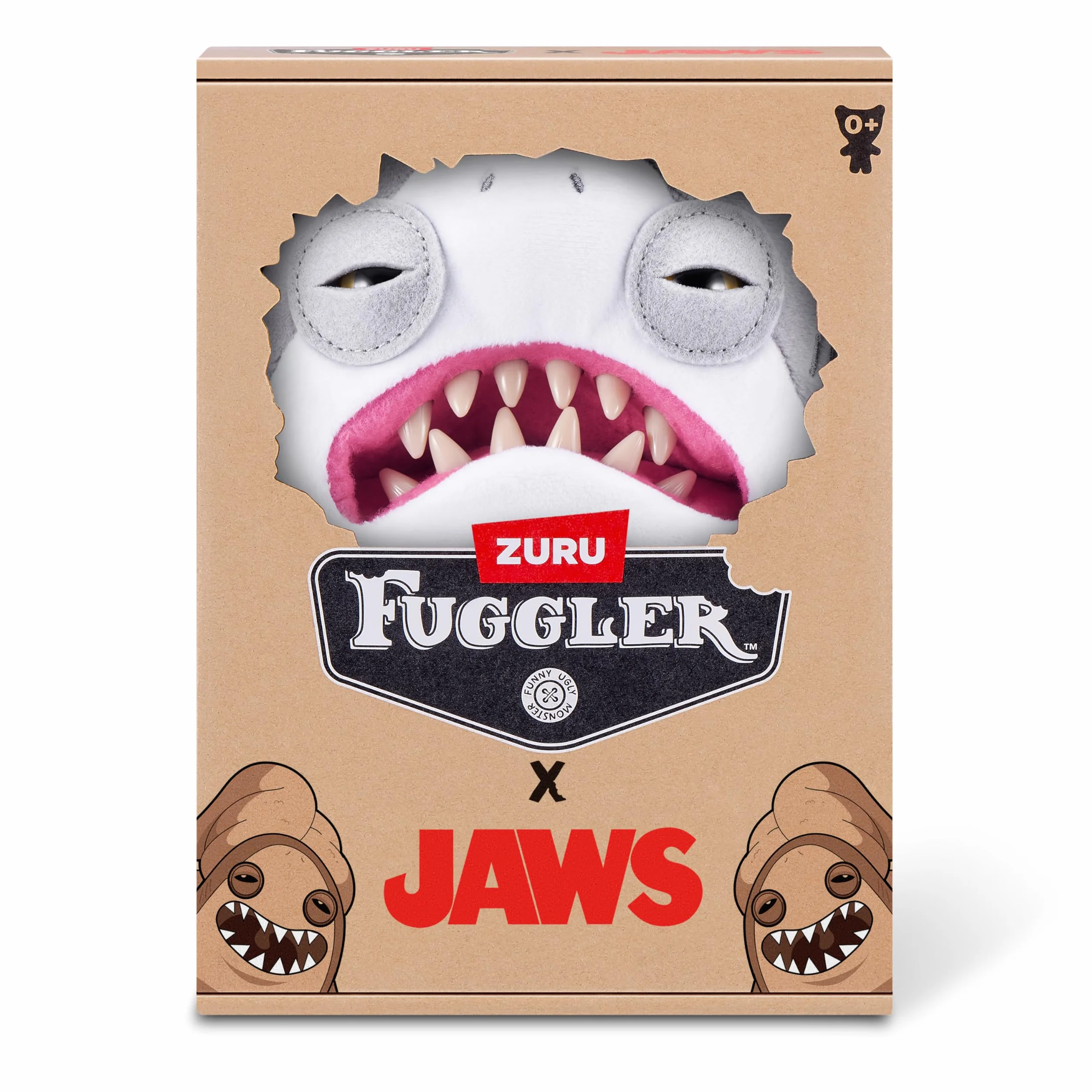 Fuggler Jaws Peluche con Licencia de 9 pulgadas/22 cm por ZURU – Monstruo Divertido Feo de Peluche, Juguete Coleccionable Espeluznante para Niños, Preadolescentes, Adolescentes y Adultos