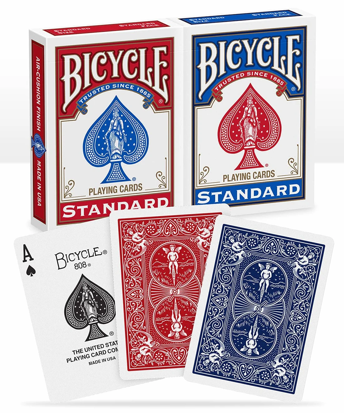Bicycle 1001776 - Lote de barajas inglesas (2 x 54 cartas)