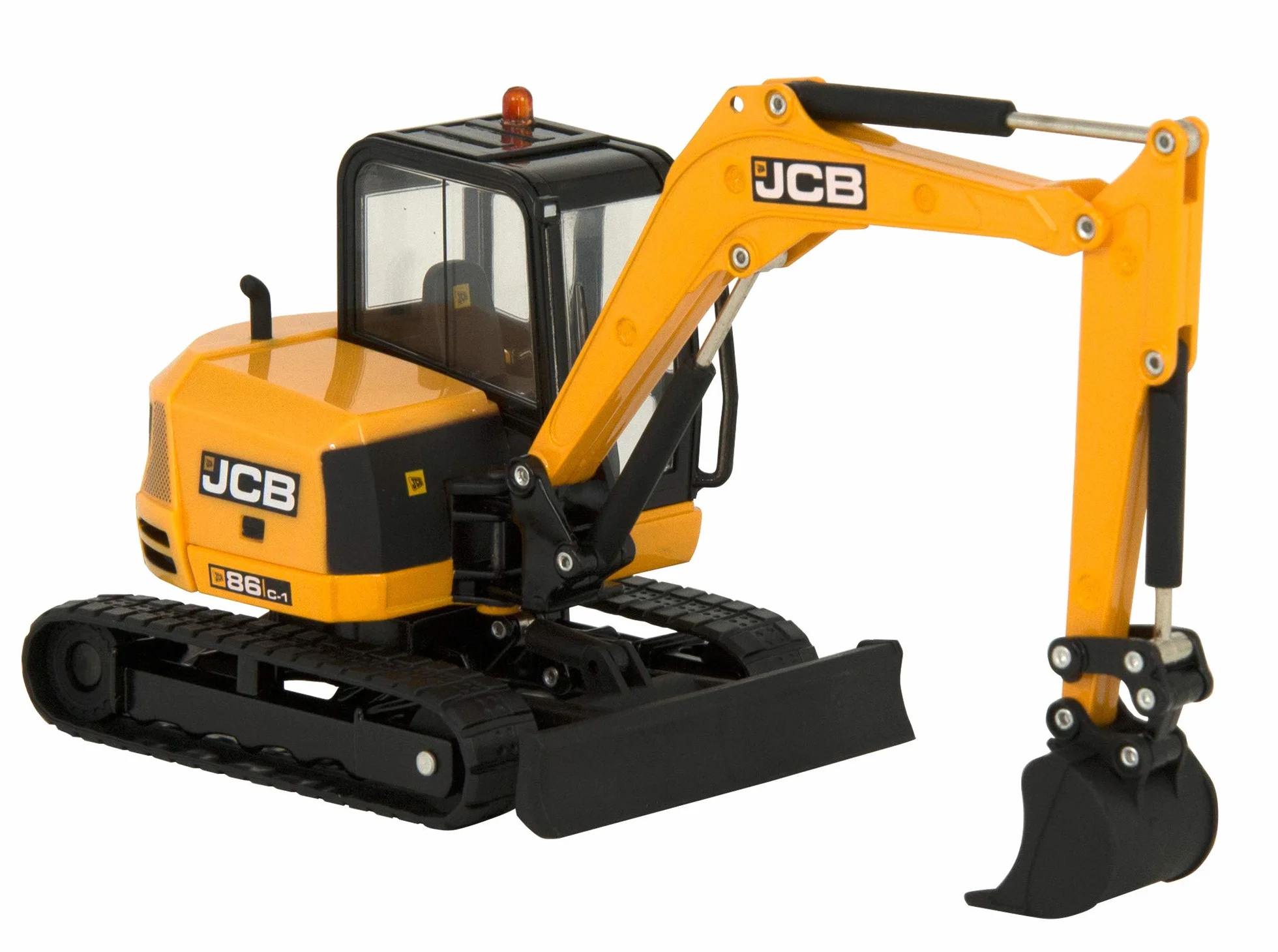 Britains - Excavadora Midi JCB, Color Amarillo y Negro (Tomy 43013)
