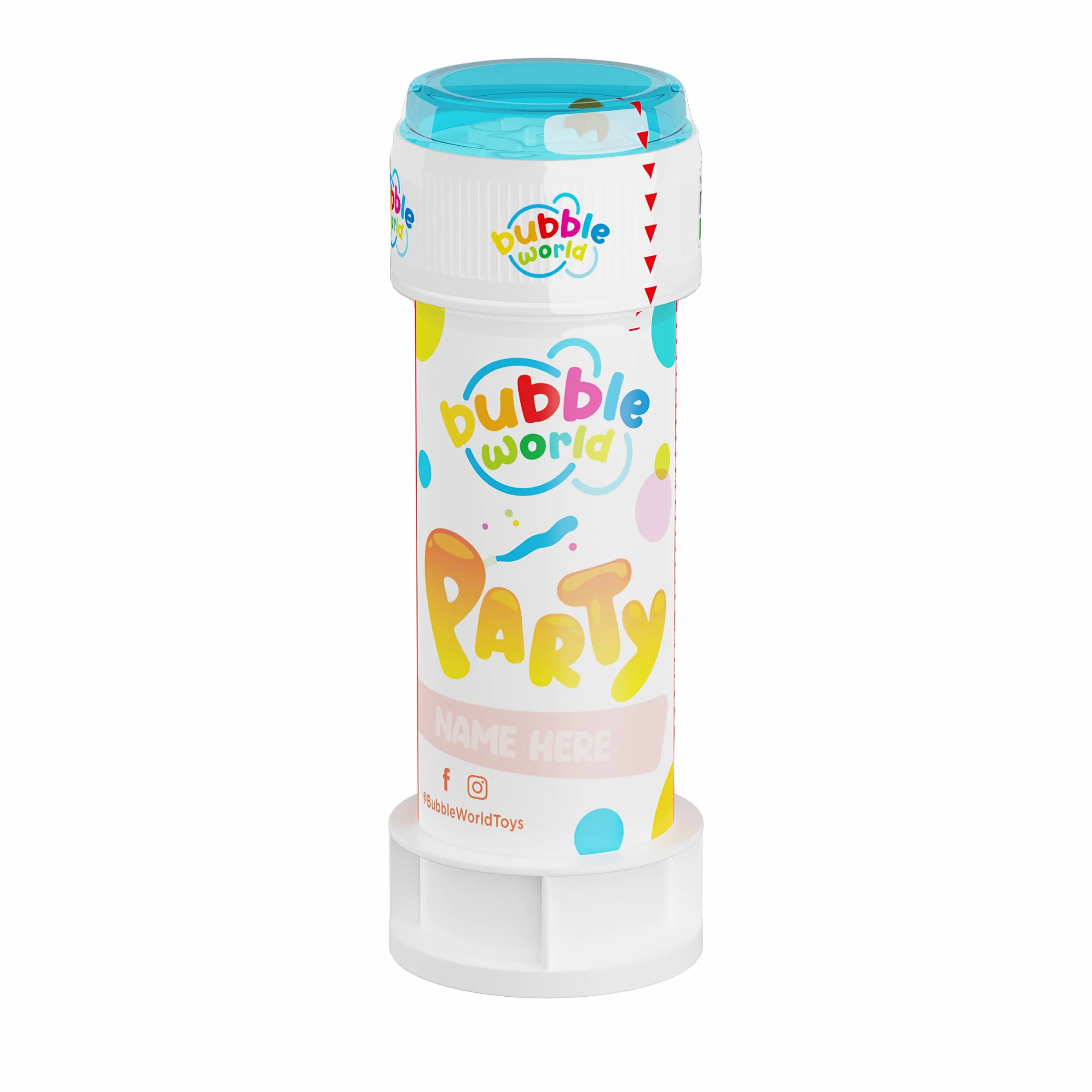 Bubble World Party Pack - 12 tubos 60 ml burbujas de jabón, a partir de 3 años